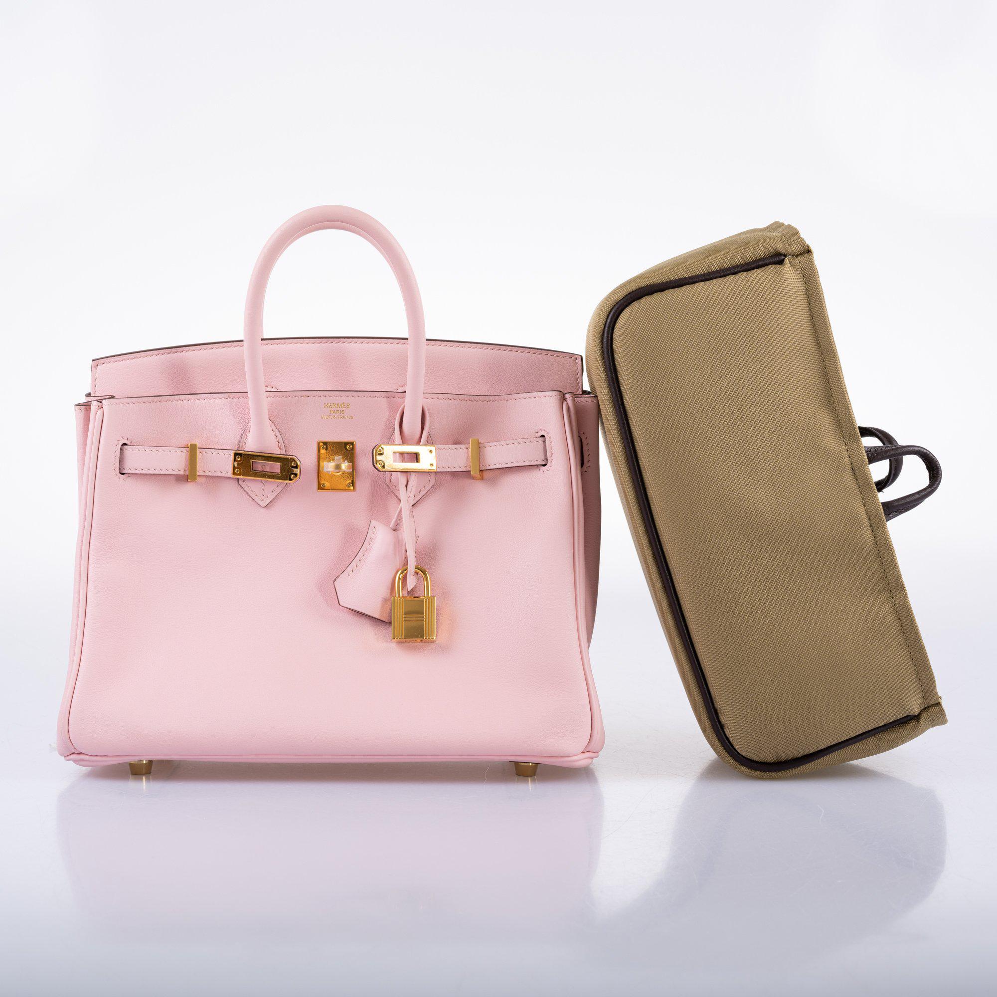 Hermès Birkin 25 Rose Sakura Swift leather Gold Hardware