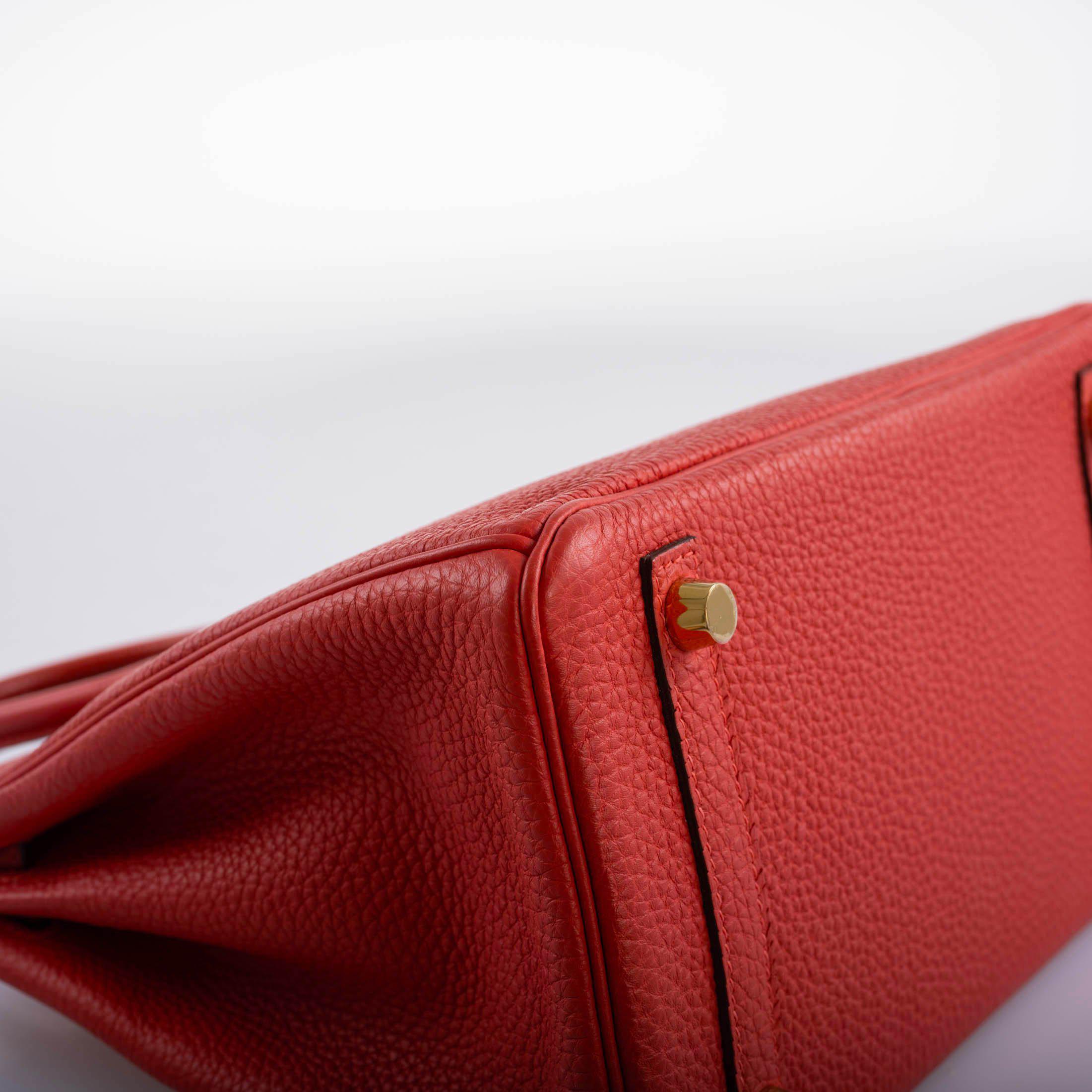 Hermès Birkin 25 Rouge Pivoine Togo Gold Hardware - 2015, T