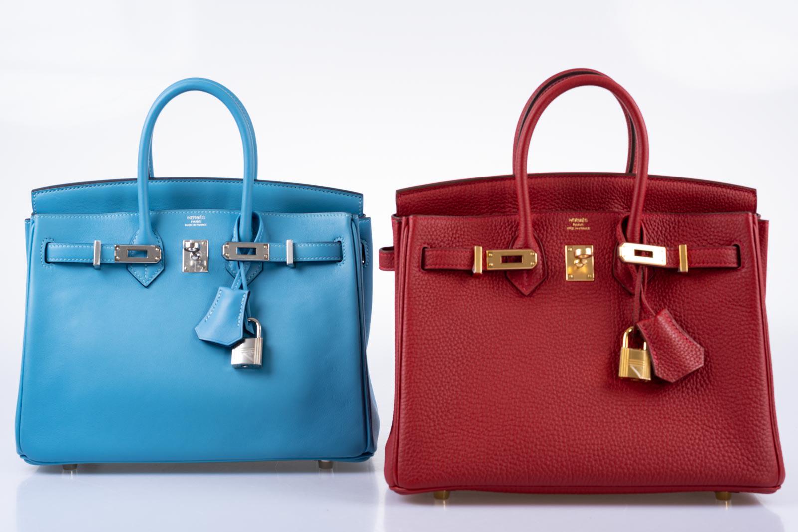Hermès Birkin 25 Rouge Vif Togo Gold Hardware