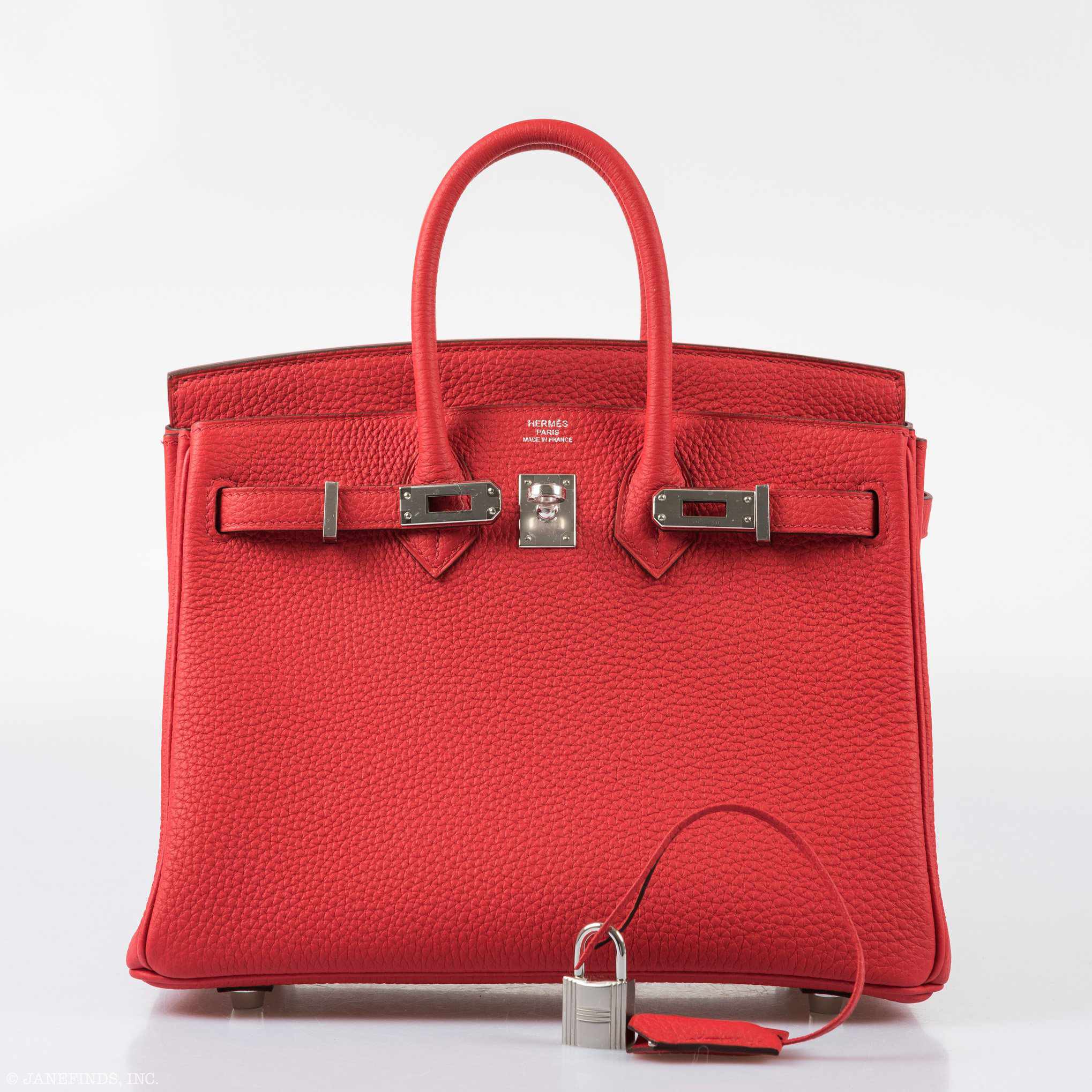 Hermès Birkin 25 Rouge de Coeur Togo Palladium Hardware