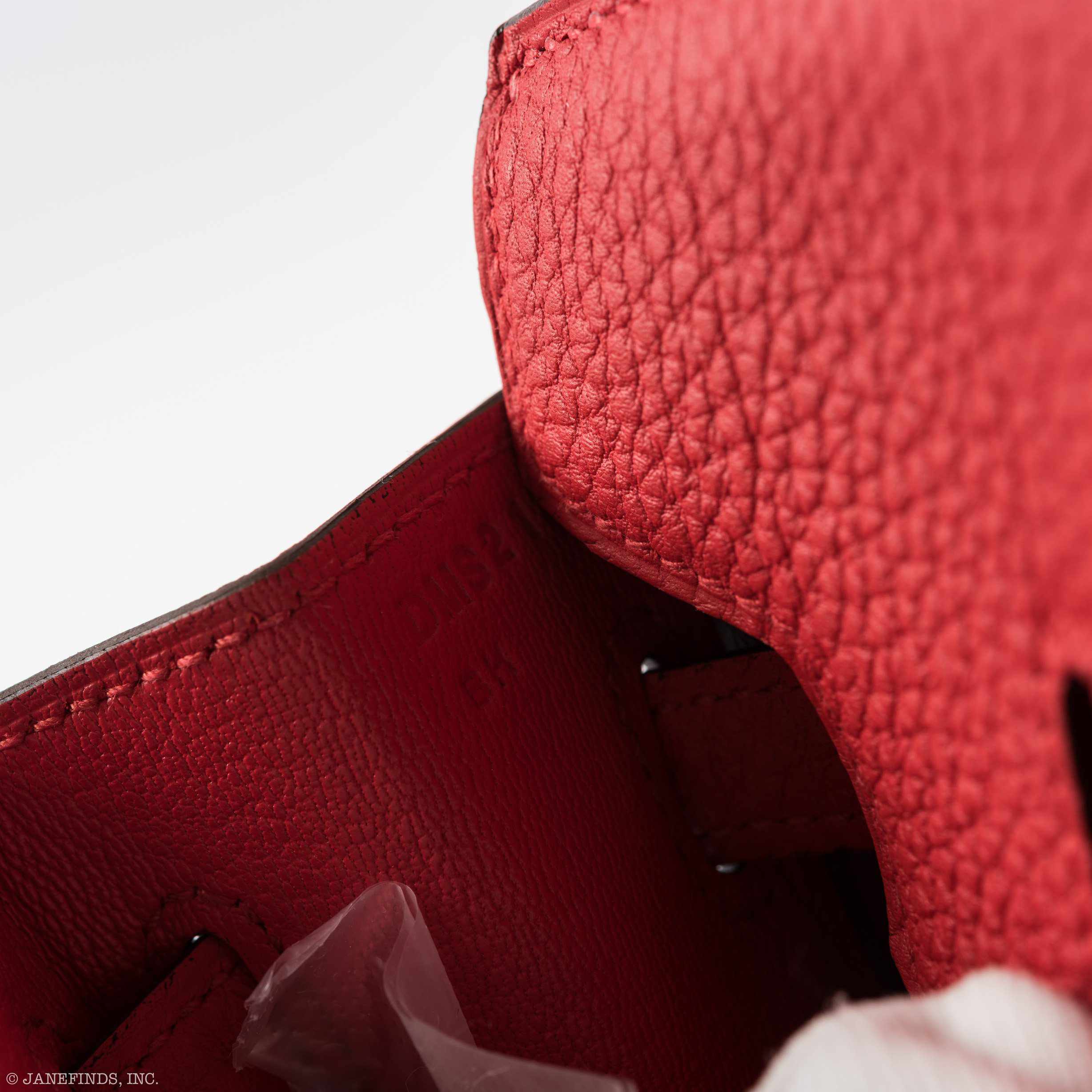 Hermès Birkin 25 Rouge de Coeur Togo Palladium Hardware