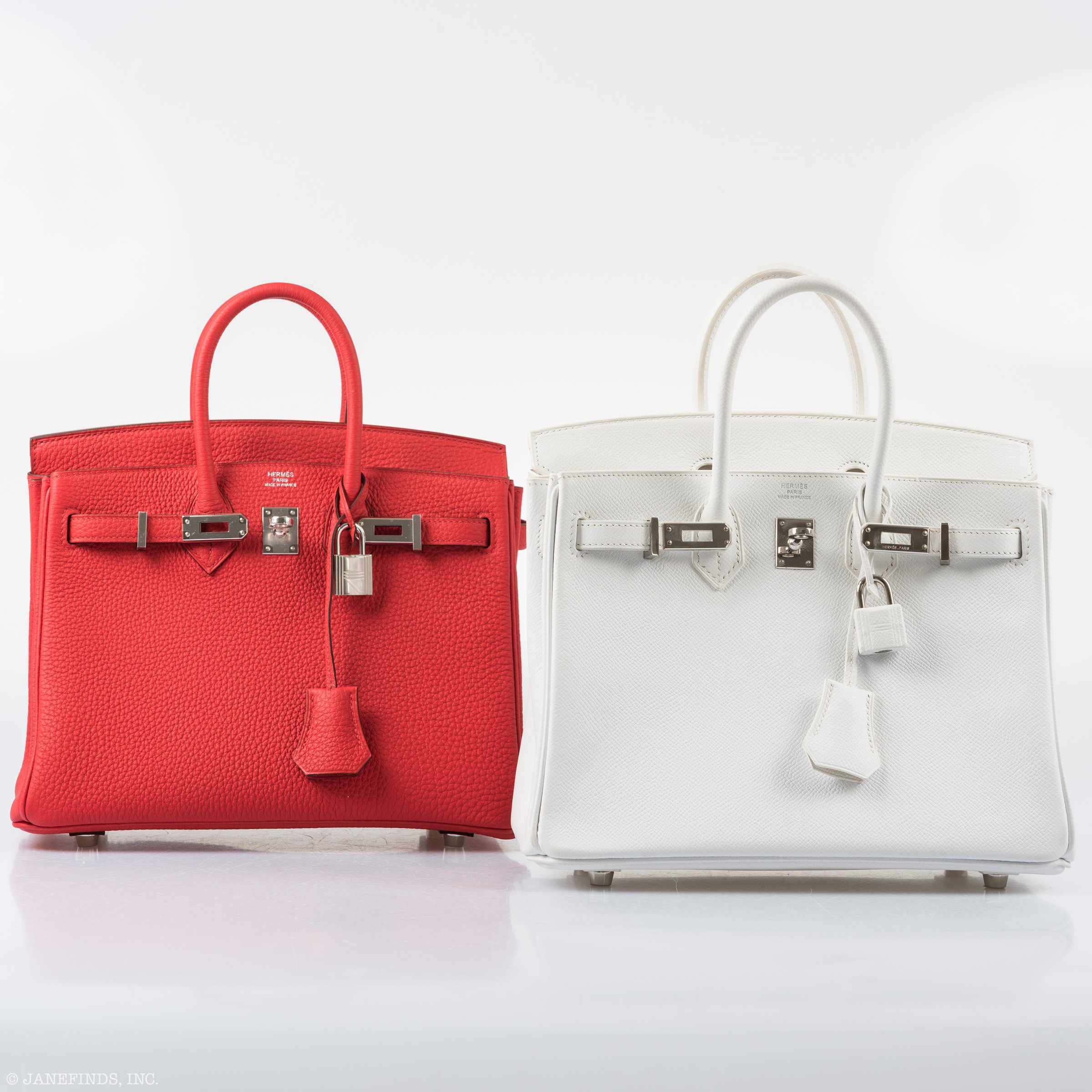Hermès Birkin 25 Rouge de Coeur Togo Palladium Hardware
