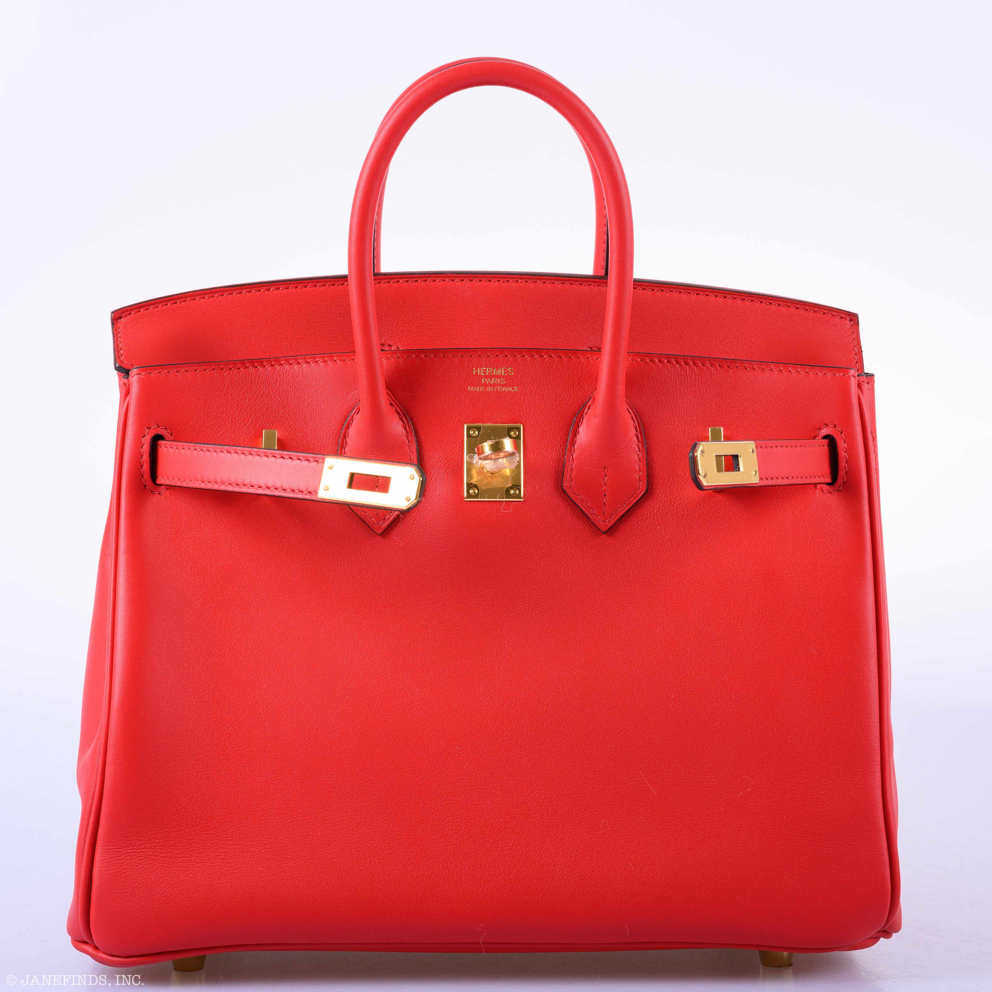 Hermès Birkin 25 Rouge de Couer Swift leather Gold Hardware - 2019, D