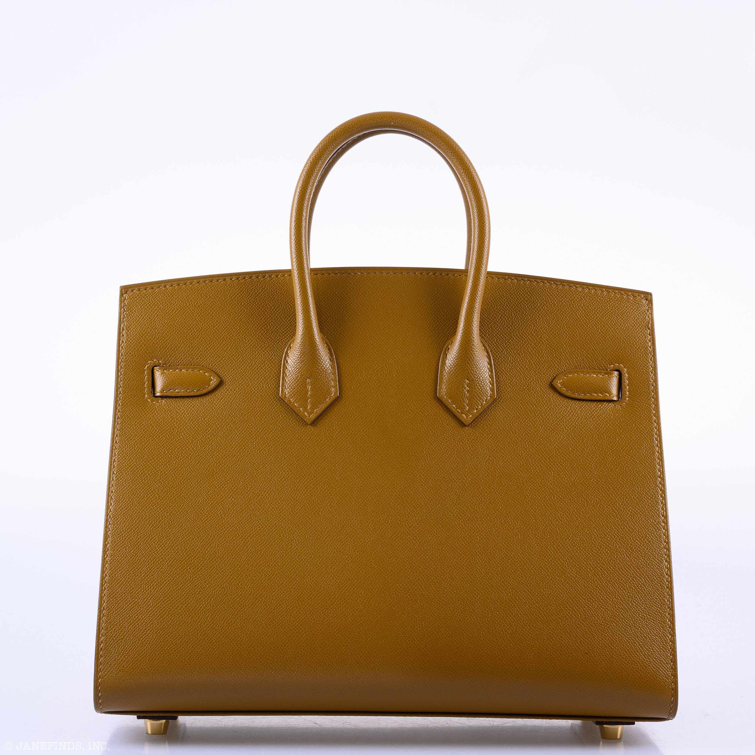 Hermès Birkin 25 Sellier Bronze Dore Madame Grain Gold Hardware