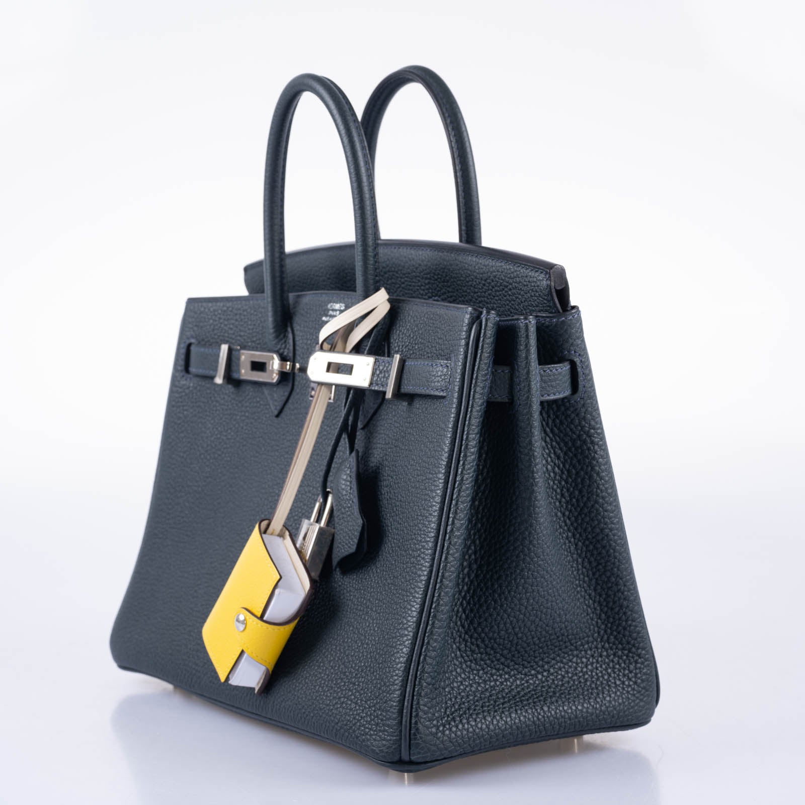 Hermès Birkin 25 Vert Rousseau Togo Palladium Hardware