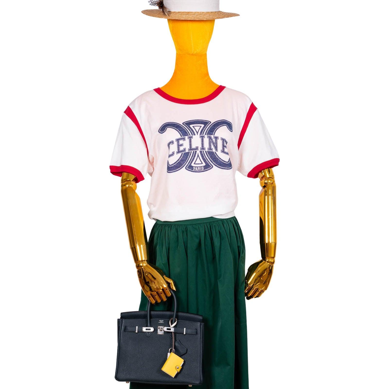 Hermès Birkin 25 Vert Rousseau Togo Palladium Hardware