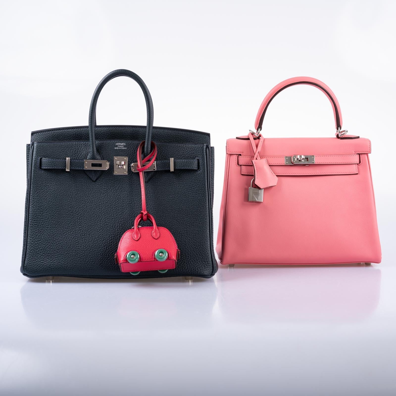 Hermès Birkin 25 Vert Rousseau Togo Palladium Hardware