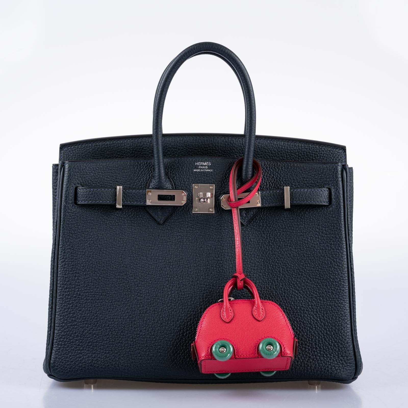 Hermès Birkin 25 Vert Rousseau Togo Palladium Hardware