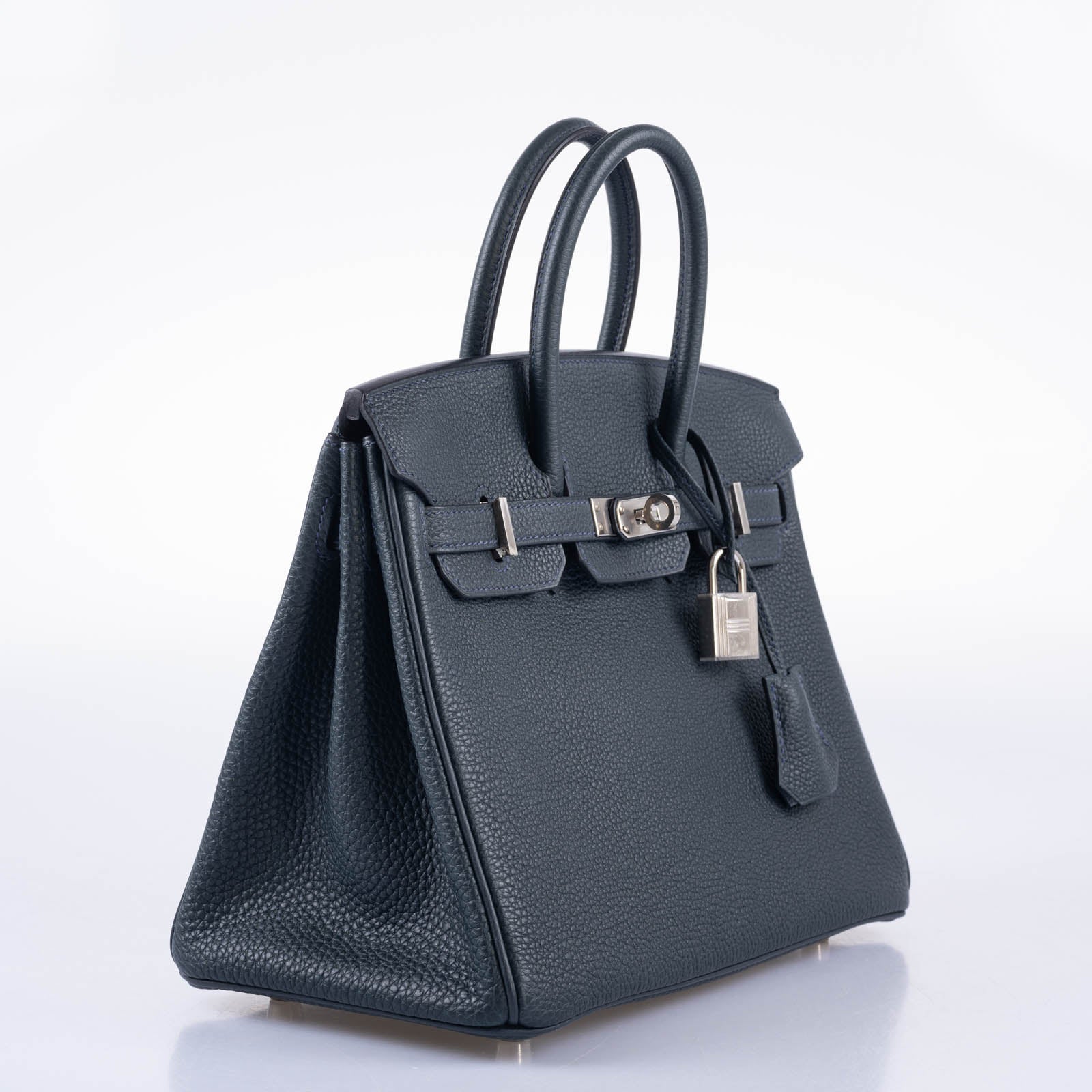 Hermès Birkin 25 Vert Rousseau Togo Palladium Hardware