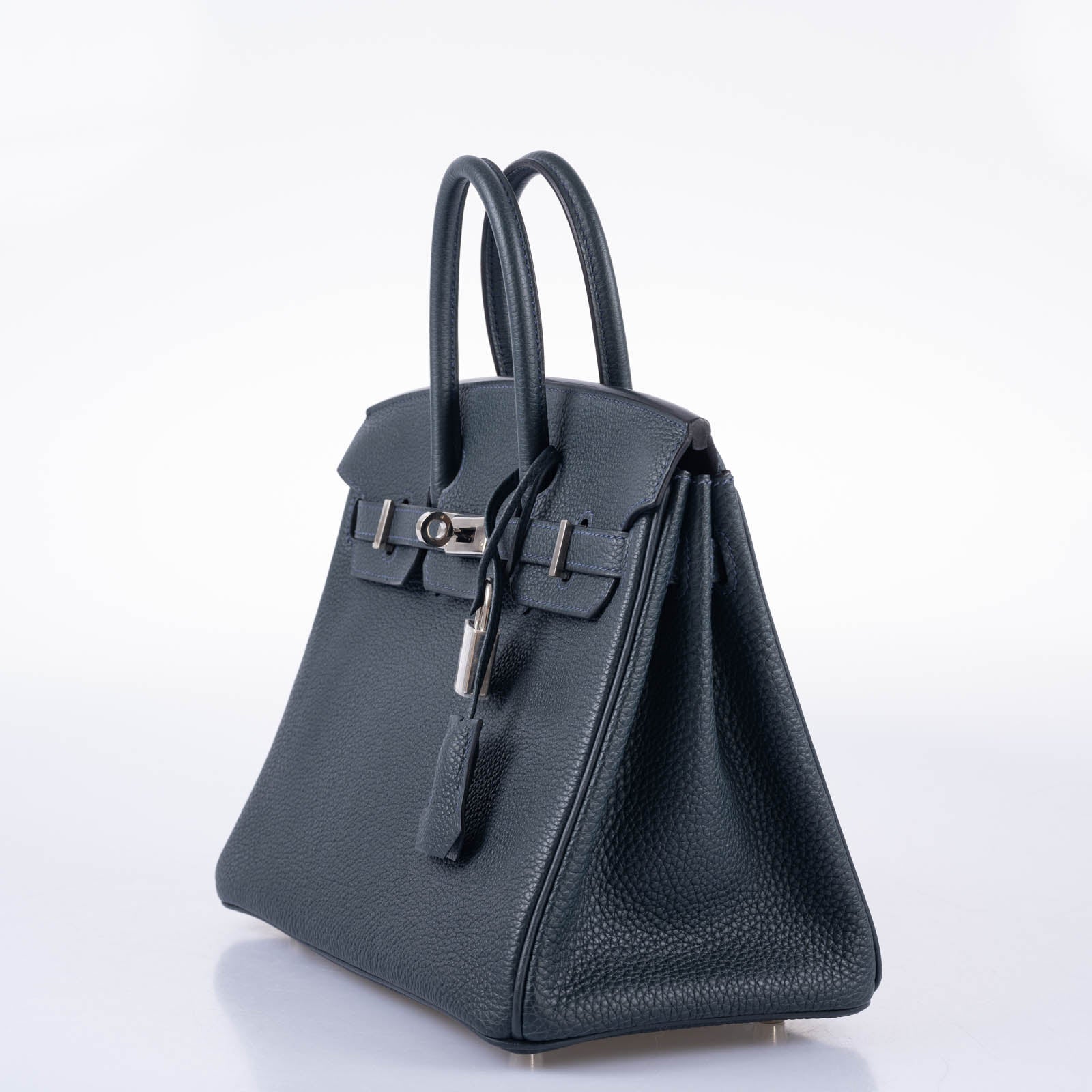 Hermès Birkin 25 Vert Rousseau Togo Palladium Hardware