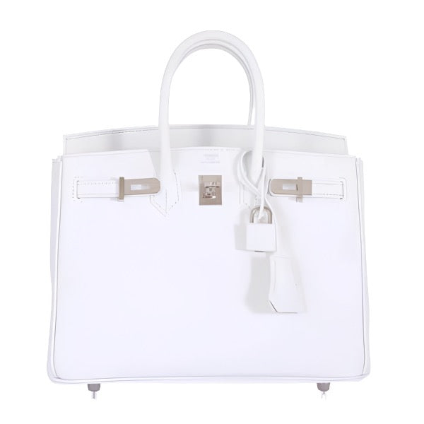 Hermès Birkin 25 White Epsom “Rainbow Fizz” Palladium Hardware