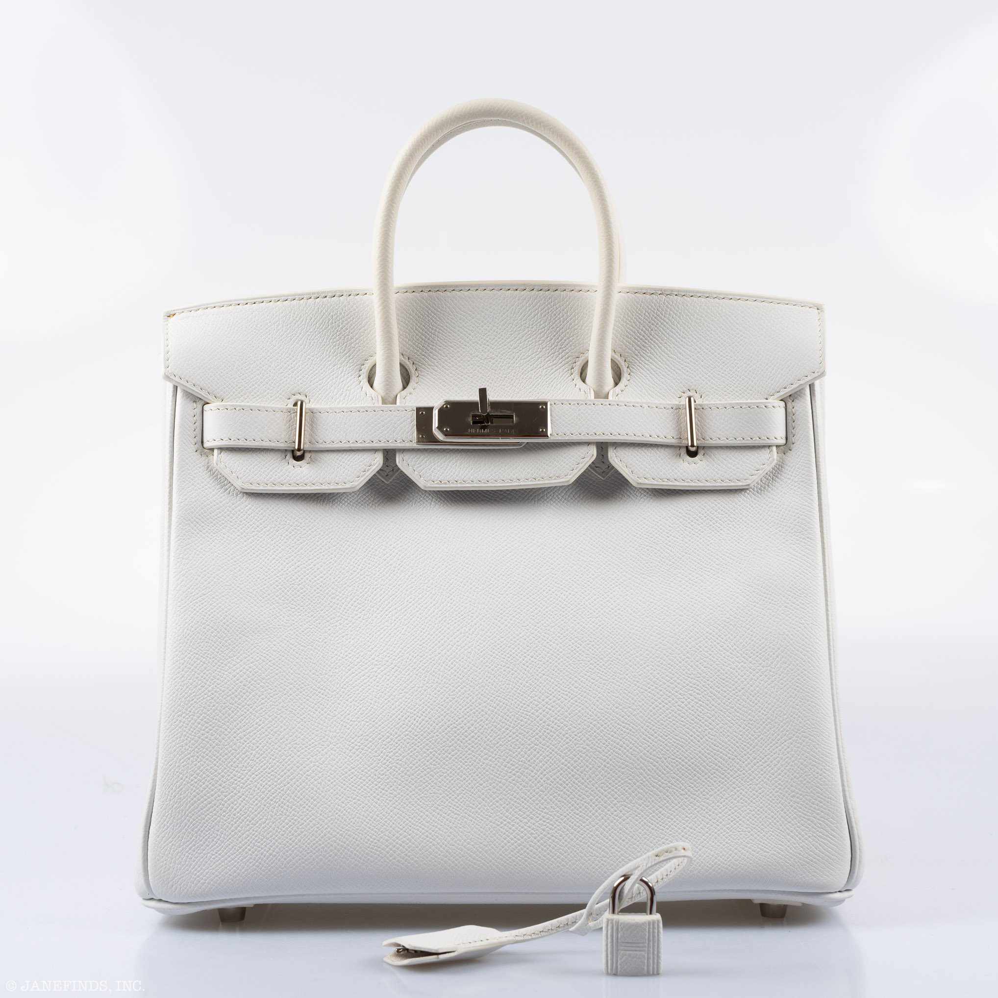 Hermès Birkin 28 HAC White Epsom Palladium Hardware - K Square