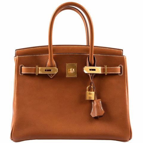 Hermès Birkin 30 Barenia Faubourg Gold Hardware