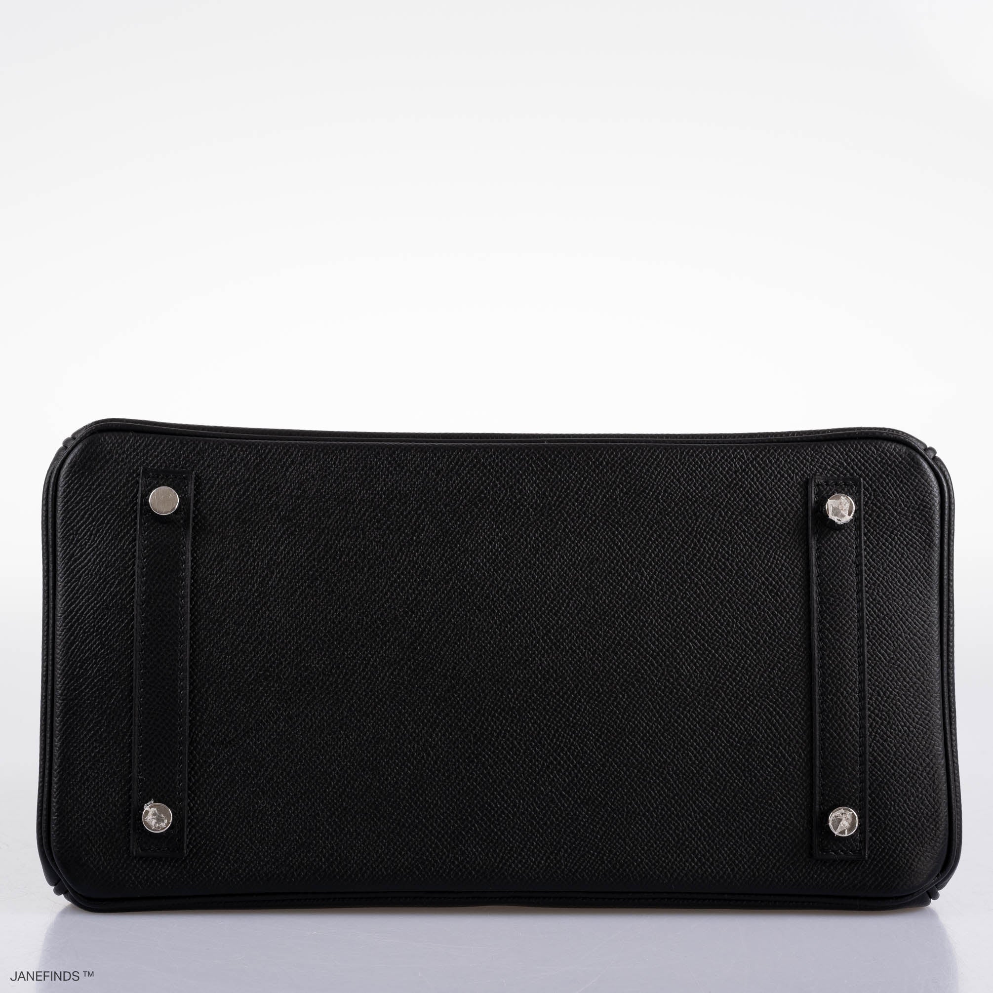 Hermès Birkin 30 Black Epsom with Palladium Hardware - 2021, Z