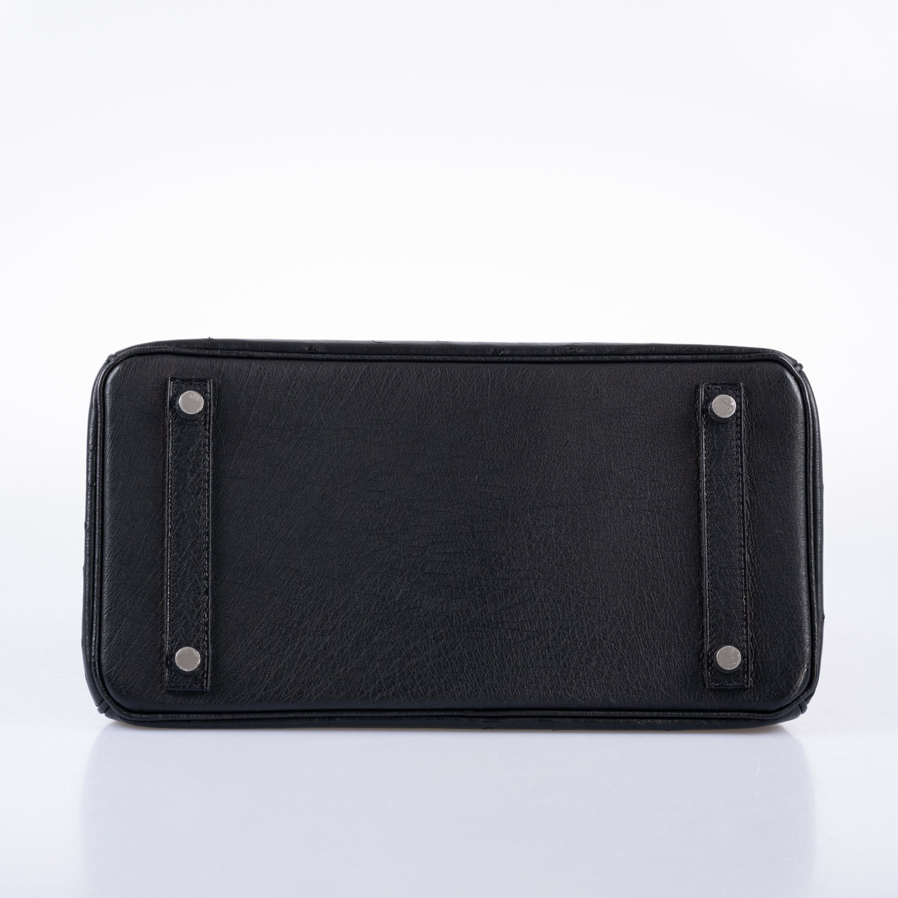 Hermès Birkin 30 Black Ostrich with Palladium Hardware