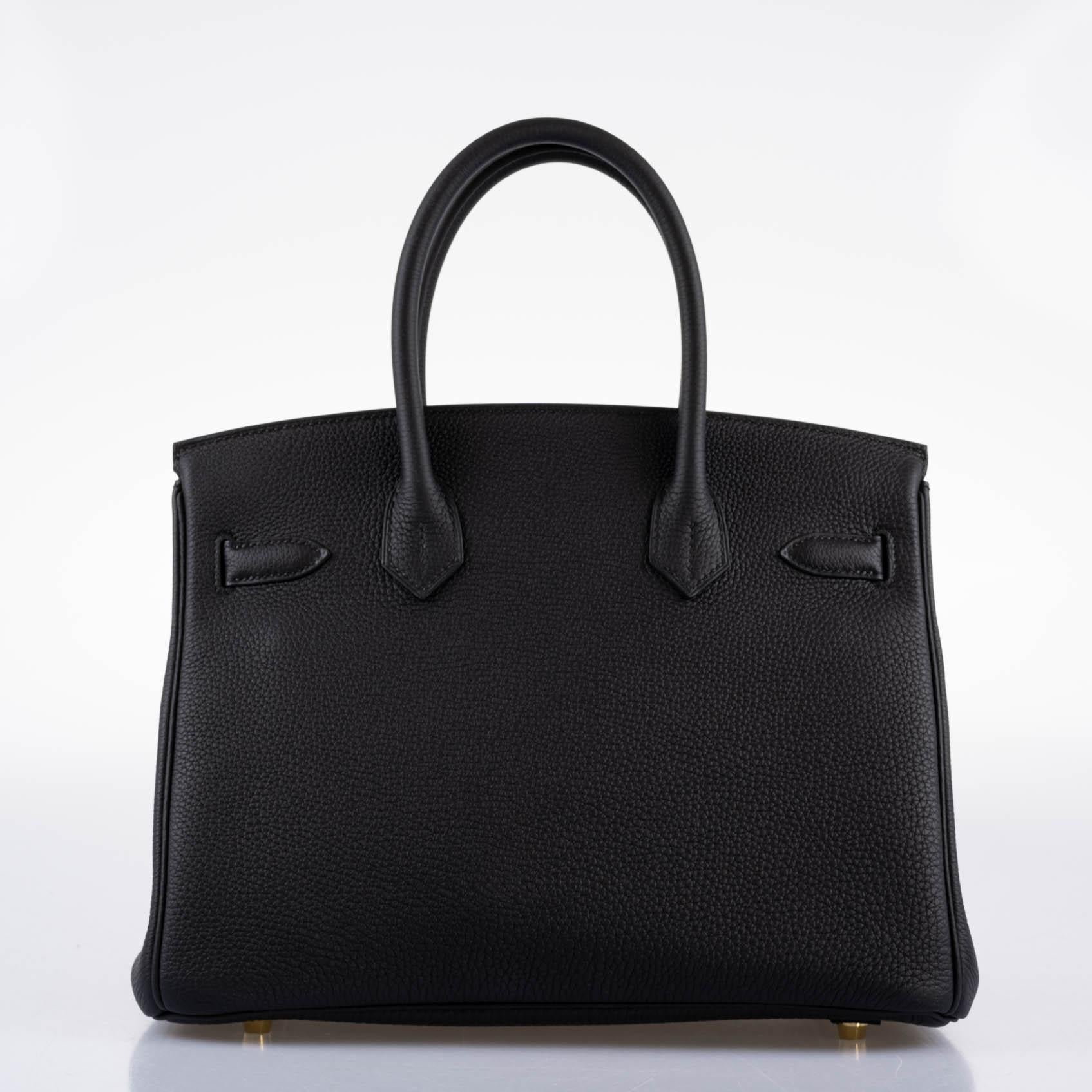 Hermès Birkin 30 Black Togo Gold Hardware - 2021, Z