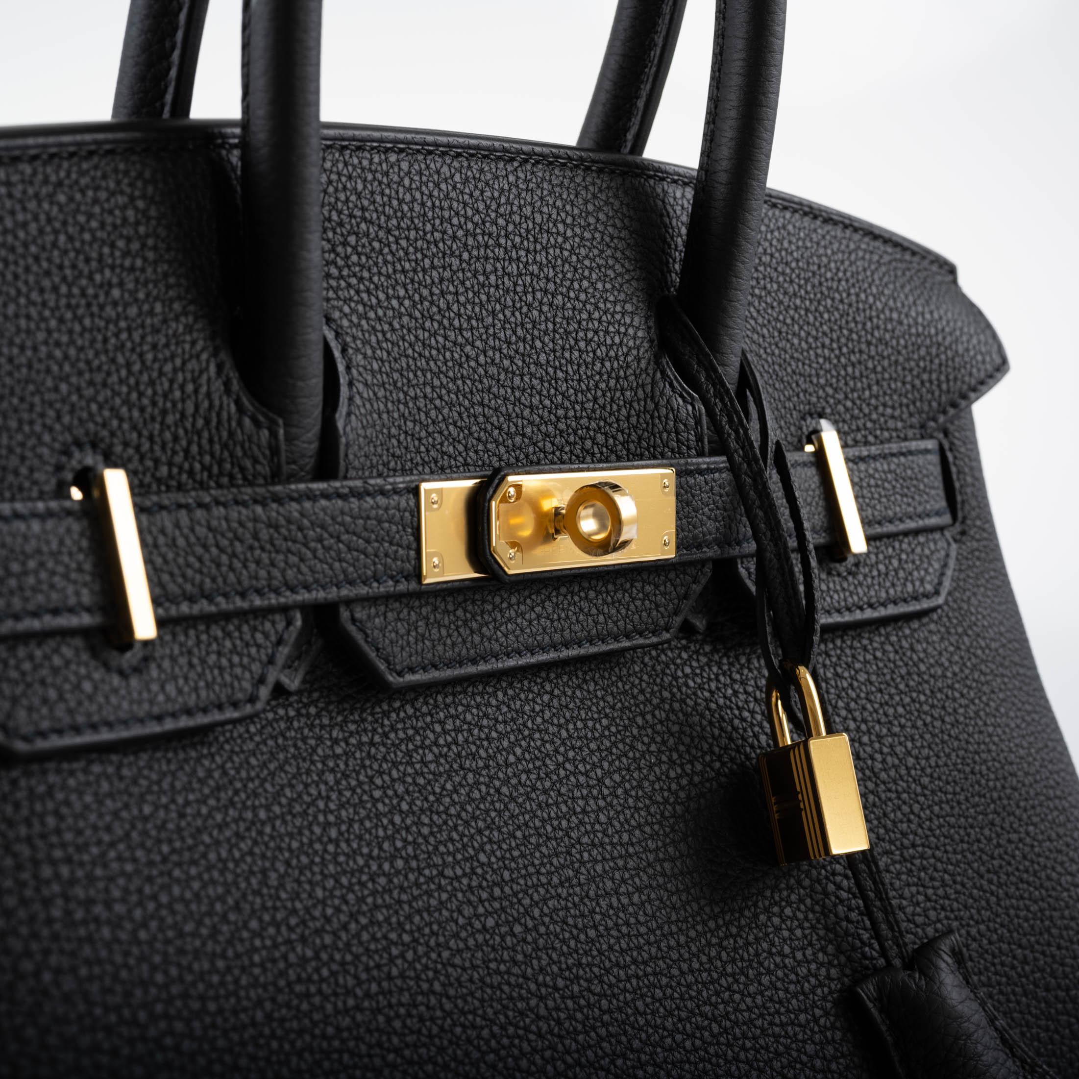 Hermès Birkin 30 Black Togo Gold Hardware - 2021, Z