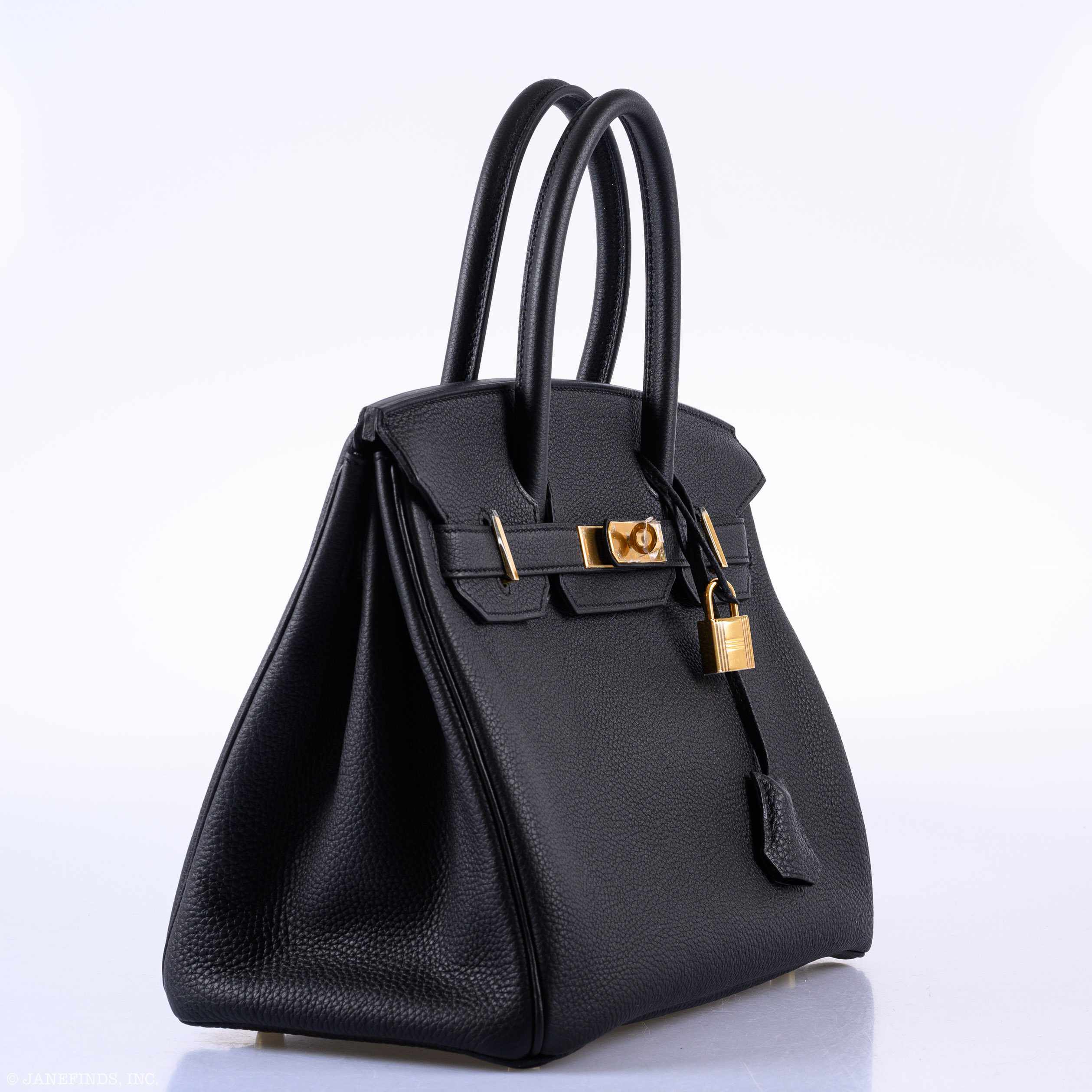 Hermès Birkin 30 Black Togo Gold Hardware