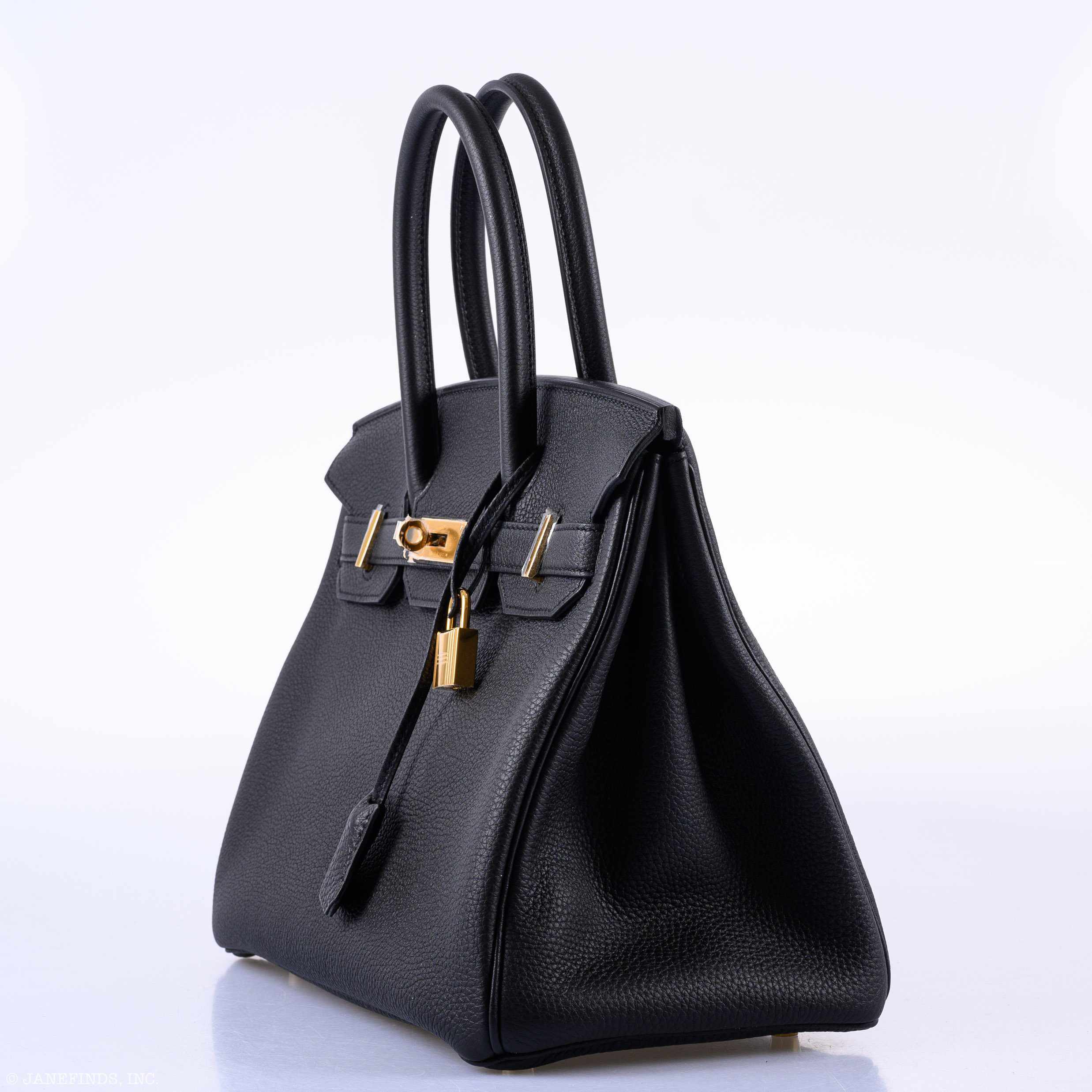 Hermès Birkin 30 Black Togo Gold Hardware