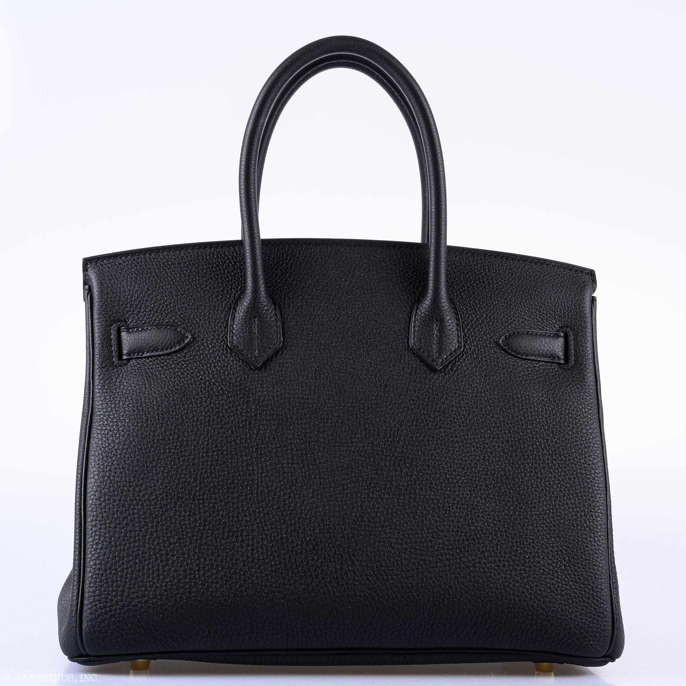 Hermès Birkin 30 Black Togo Gold Hardware