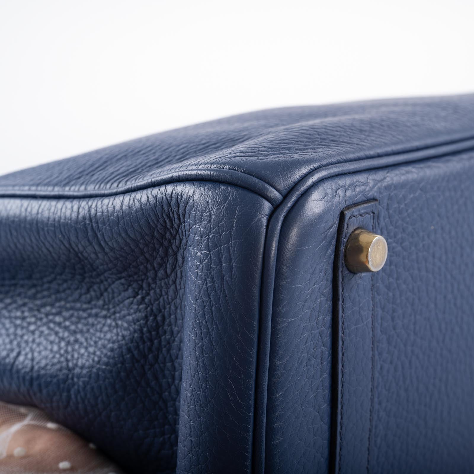 Hermès Birkin 30 Blue Brighton Clemence with Gold Hardware