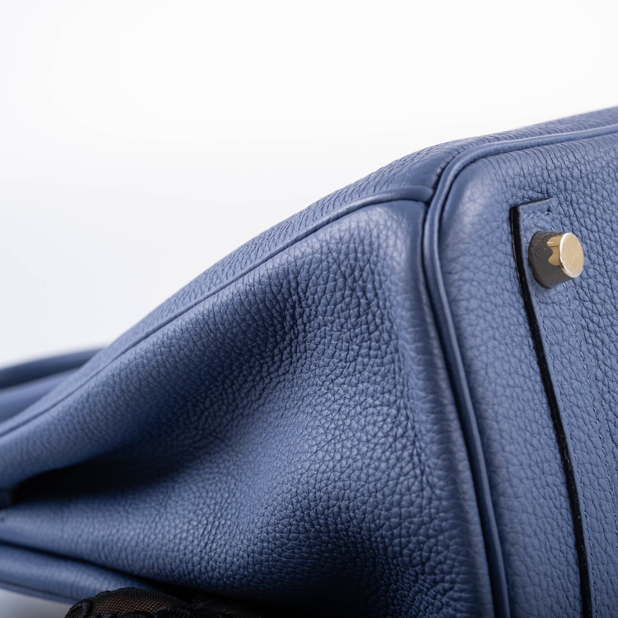 Hermès Birkin 30 Blue Brighton Togo with Gold Hardware - 2018, C