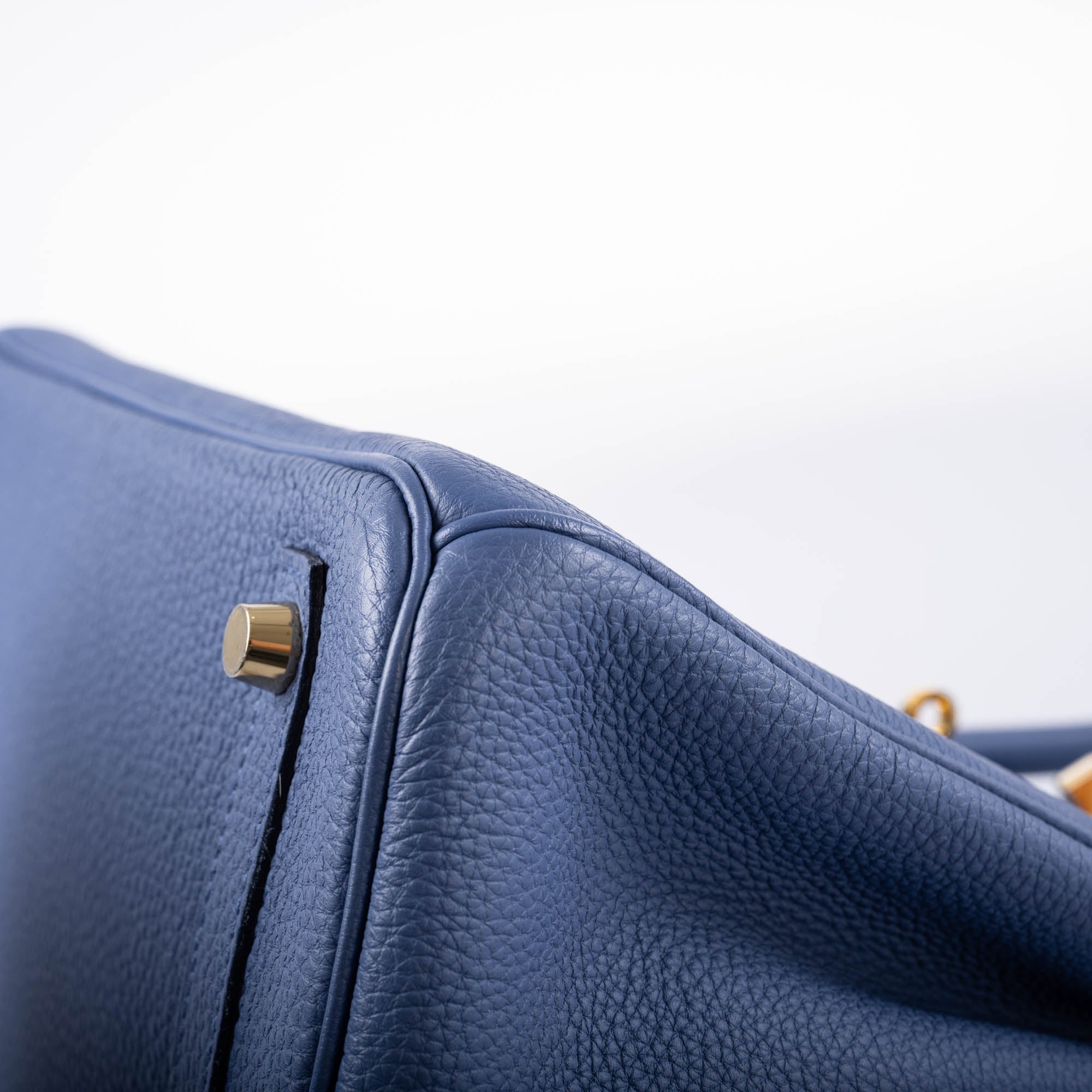 Hermès Birkin 30 Blue Brighton Togo with Gold Hardware - 2018, C