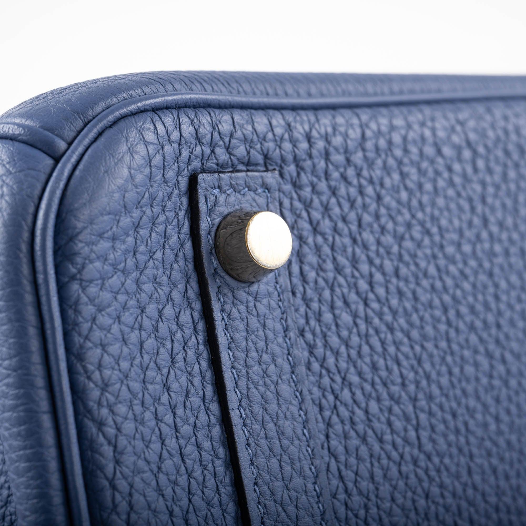 Hermès Birkin 30 Blue Brighton Togo with Gold Hardware - 2018, C