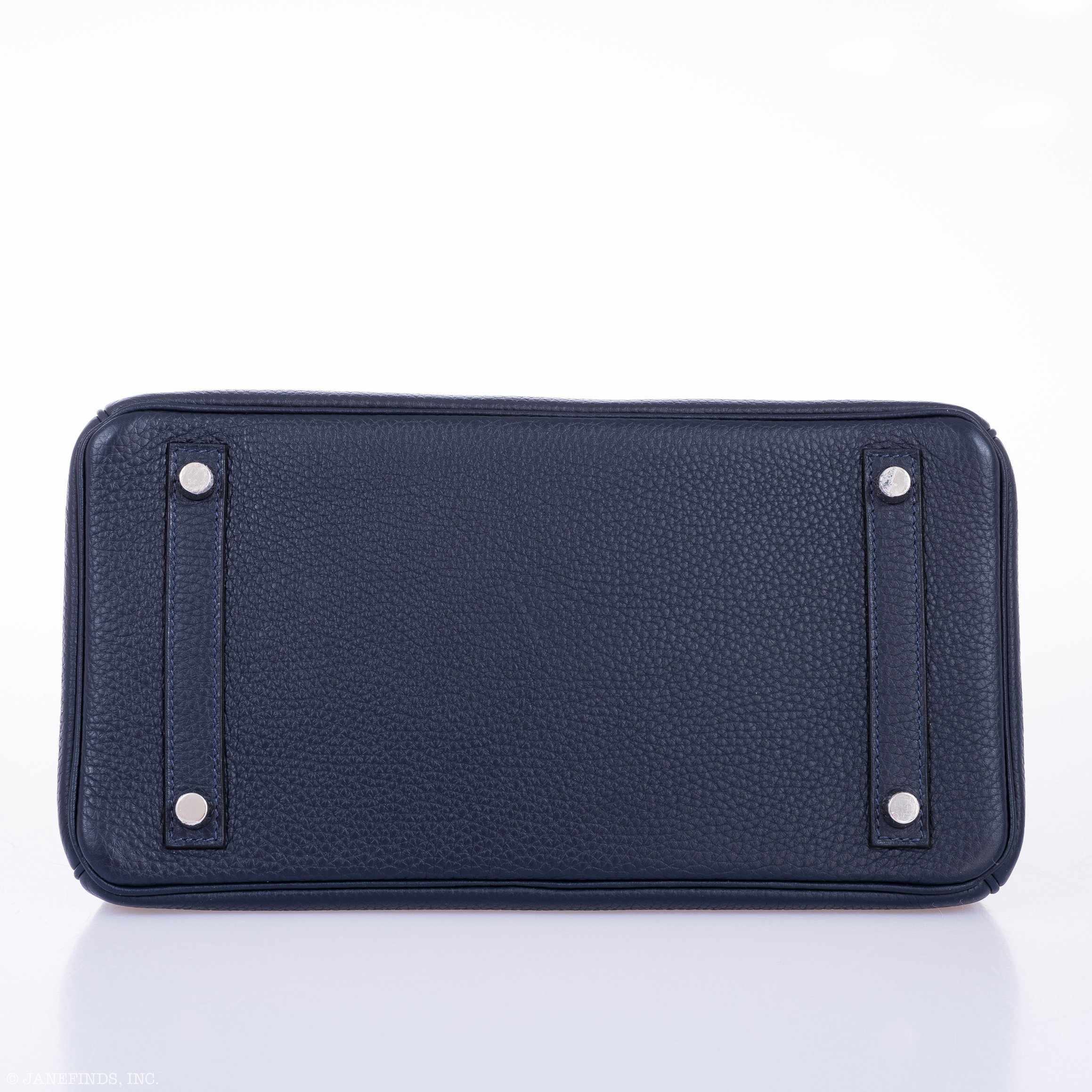 Hermès Birkin 30 Blue Nuit Verso Rose Pourpre Togo Palladium Hardware - Limited Edition