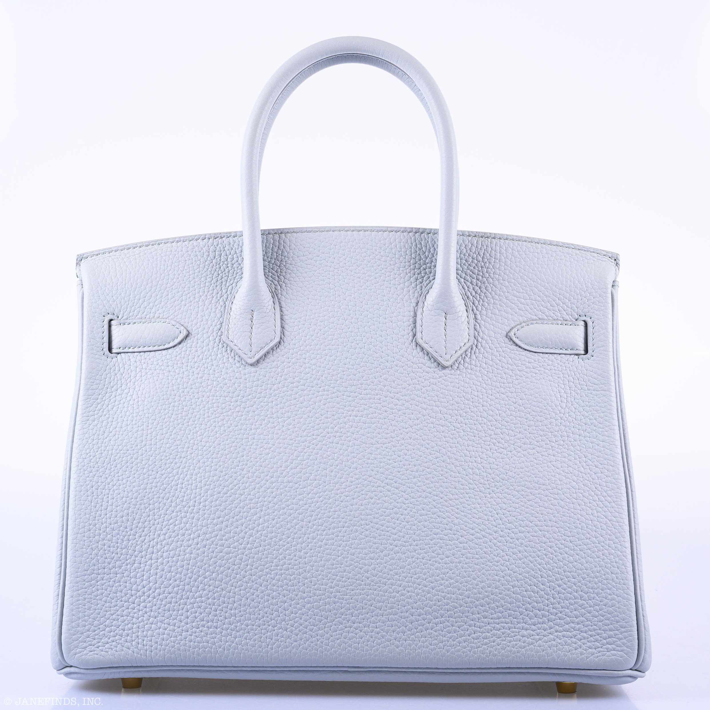 Hermès Birkin 30 Blue Pale Togo Gold Hardware - T
