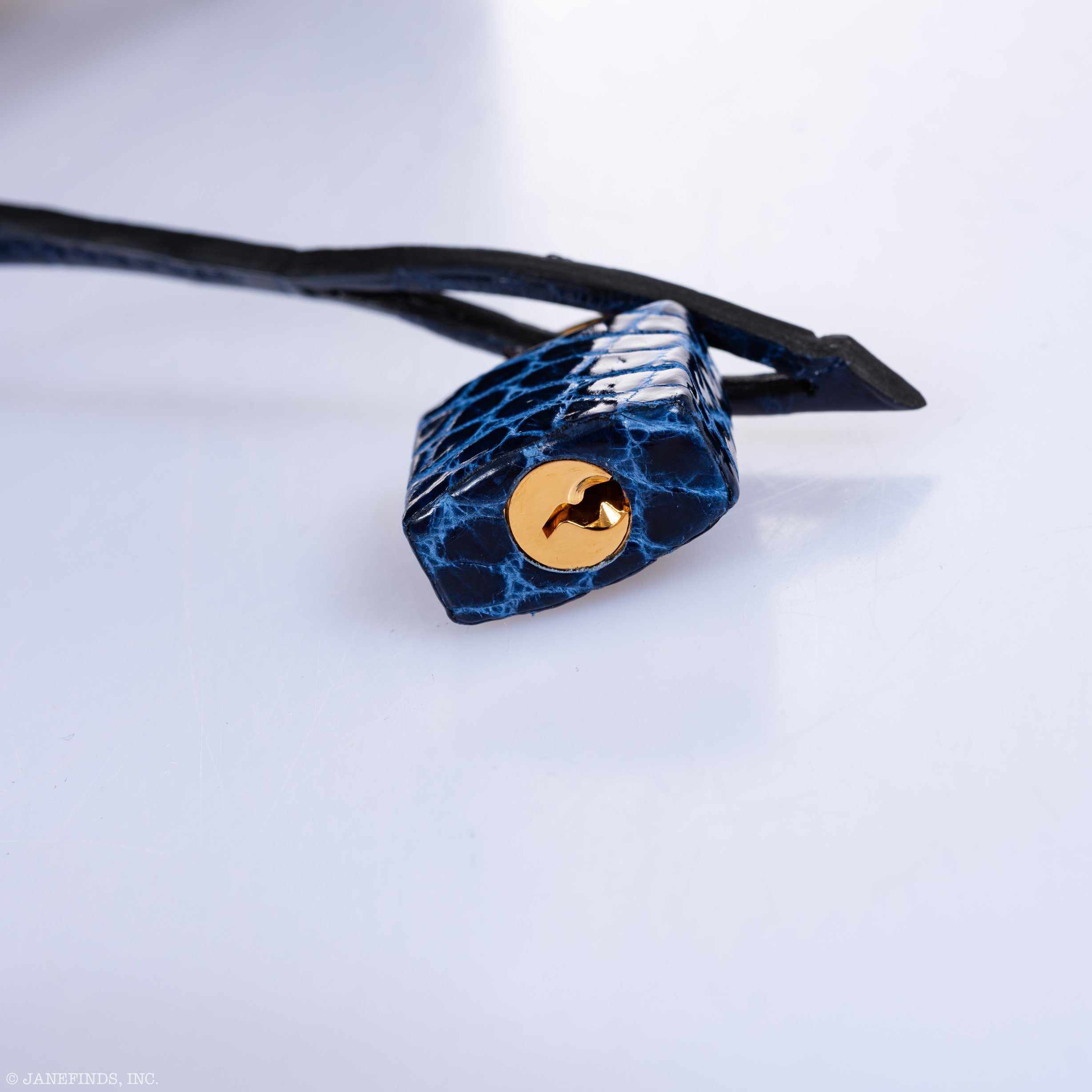 Hermès Birkin 30 Blue Saphir Semi-Matte Niloticus Crocodile Gold Hardware