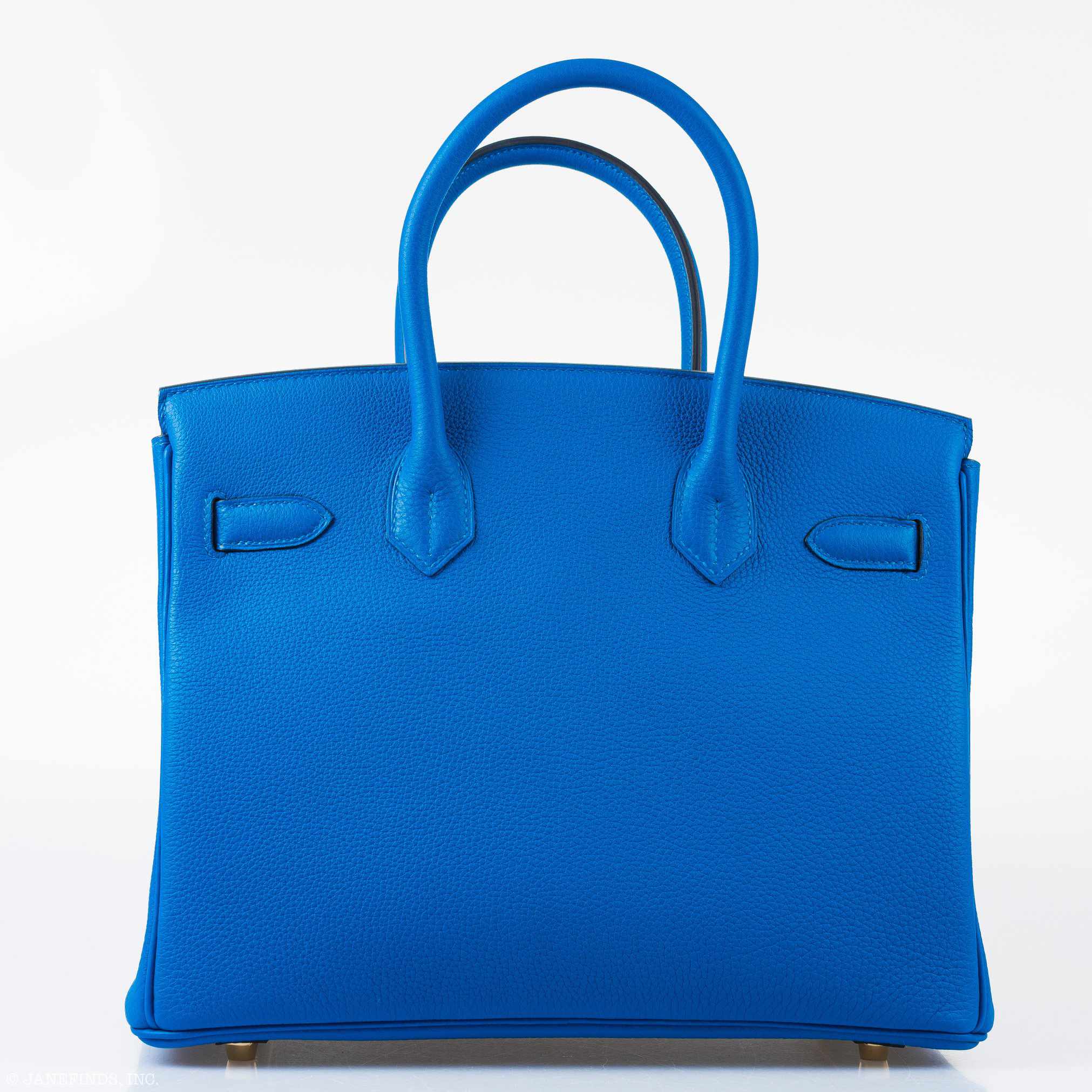 Hermès Birkin 30 Blue Zellige Togo Gold Hardware