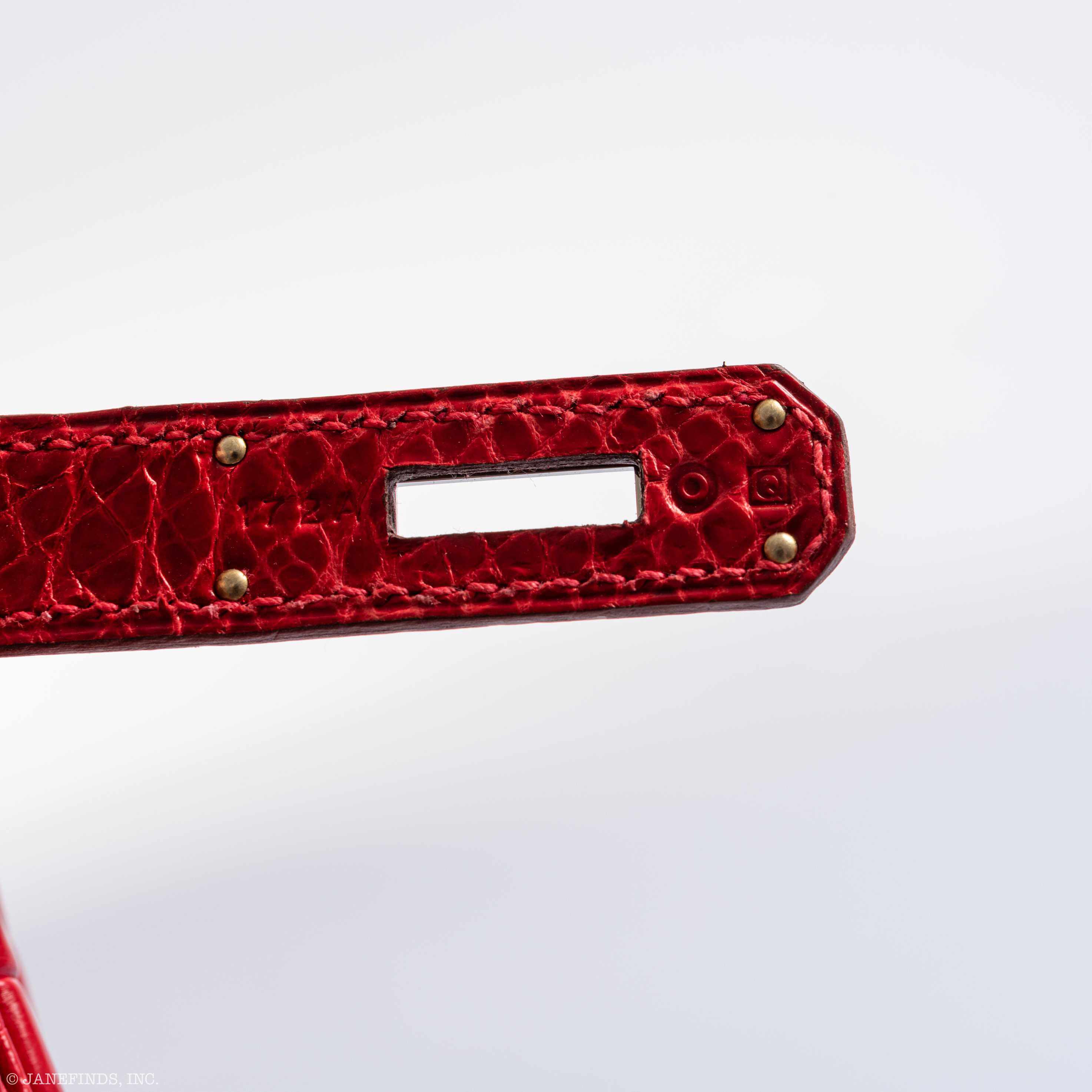 Hermès Birkin 30 Braise Porosus Crocodile Palladium Hardware