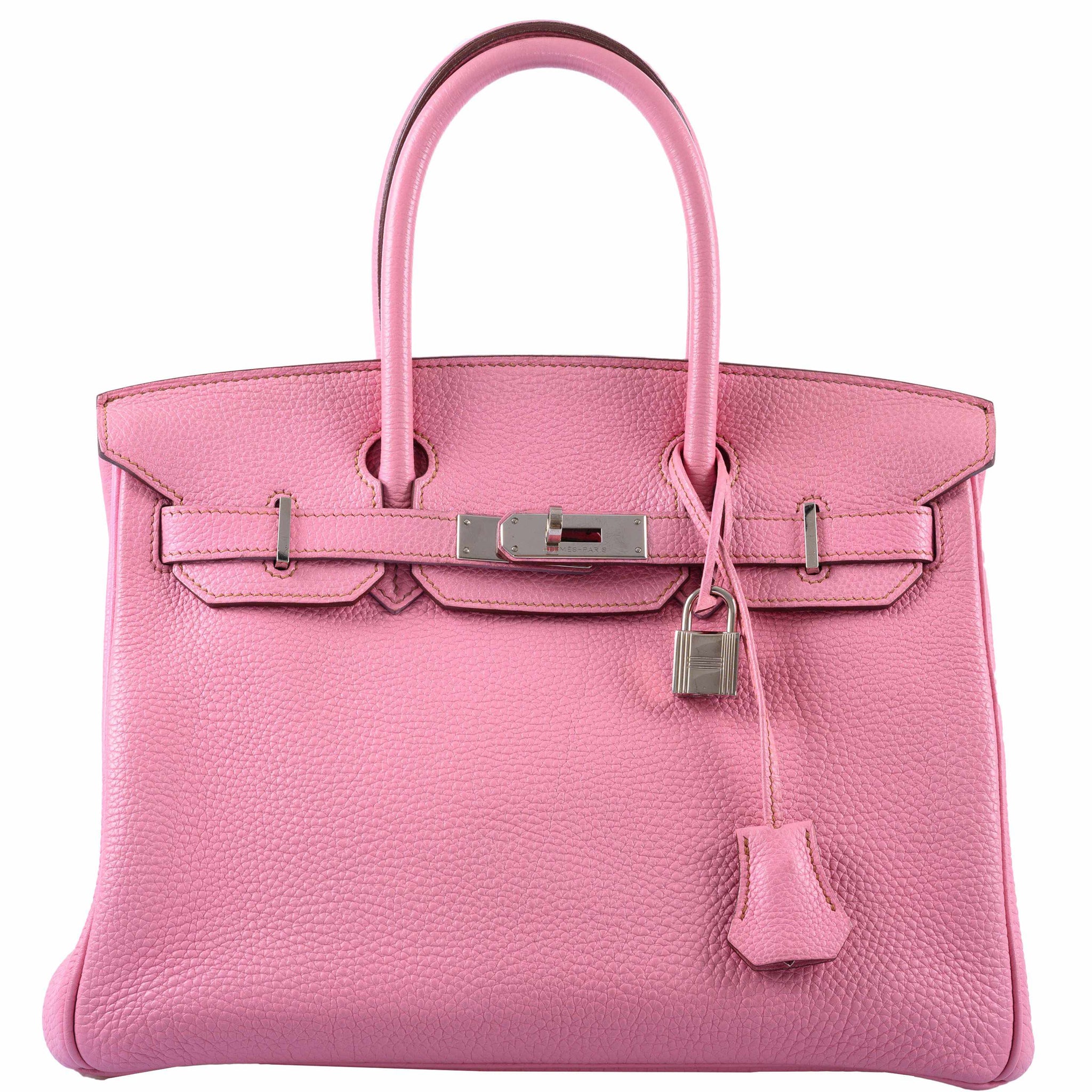 Hermes Birkin 35 Bag rare 5P Pink Togo Palladium Hardware – Mightychic