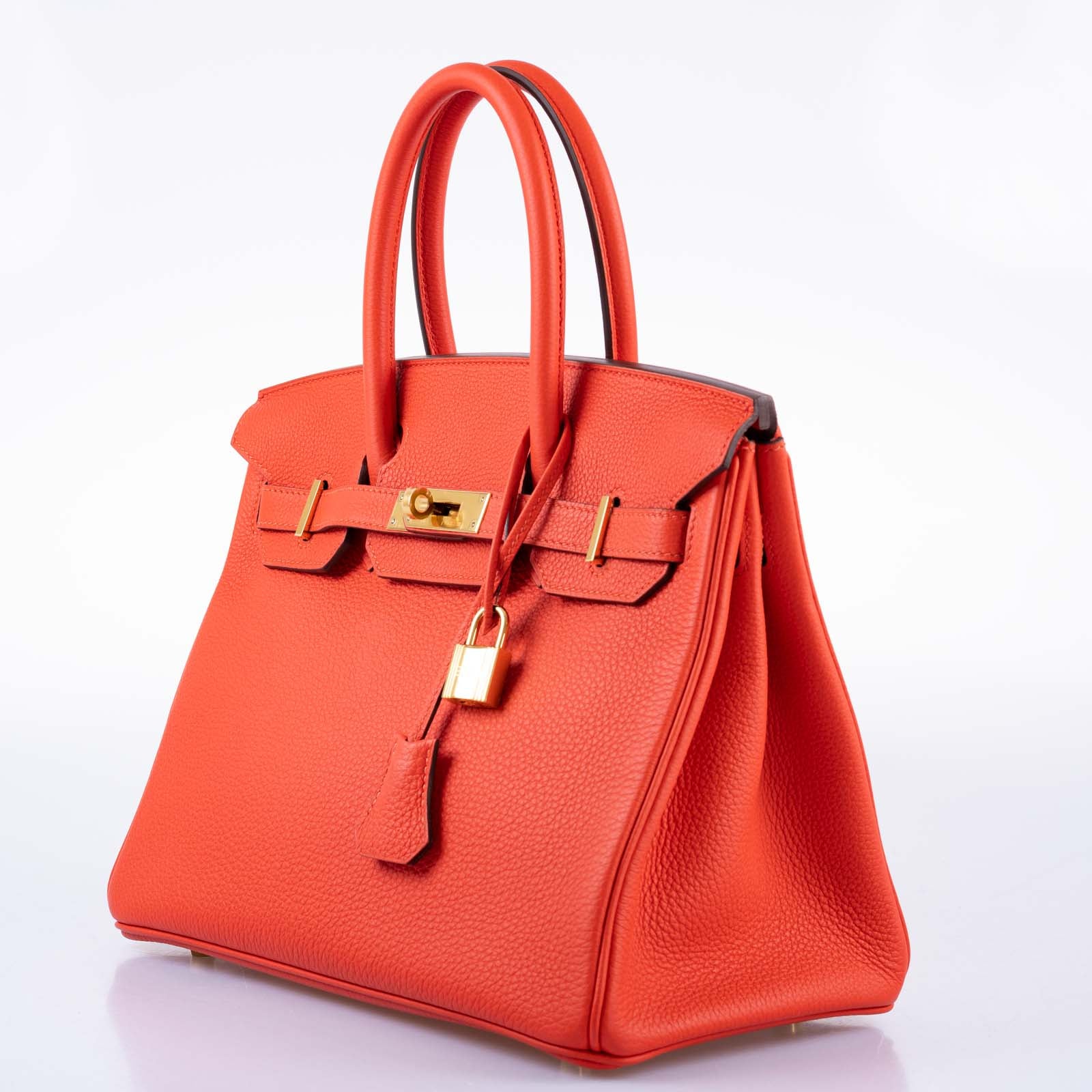 Hermès Birkin 30 Capucine Togo leather Gold Hardware