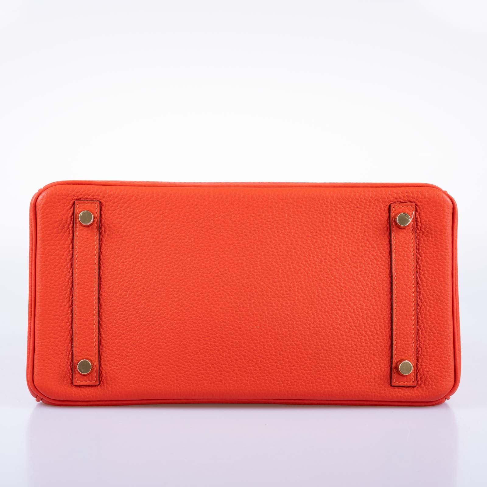 Hermès Birkin 30 Capucine Togo leather Gold Hardware