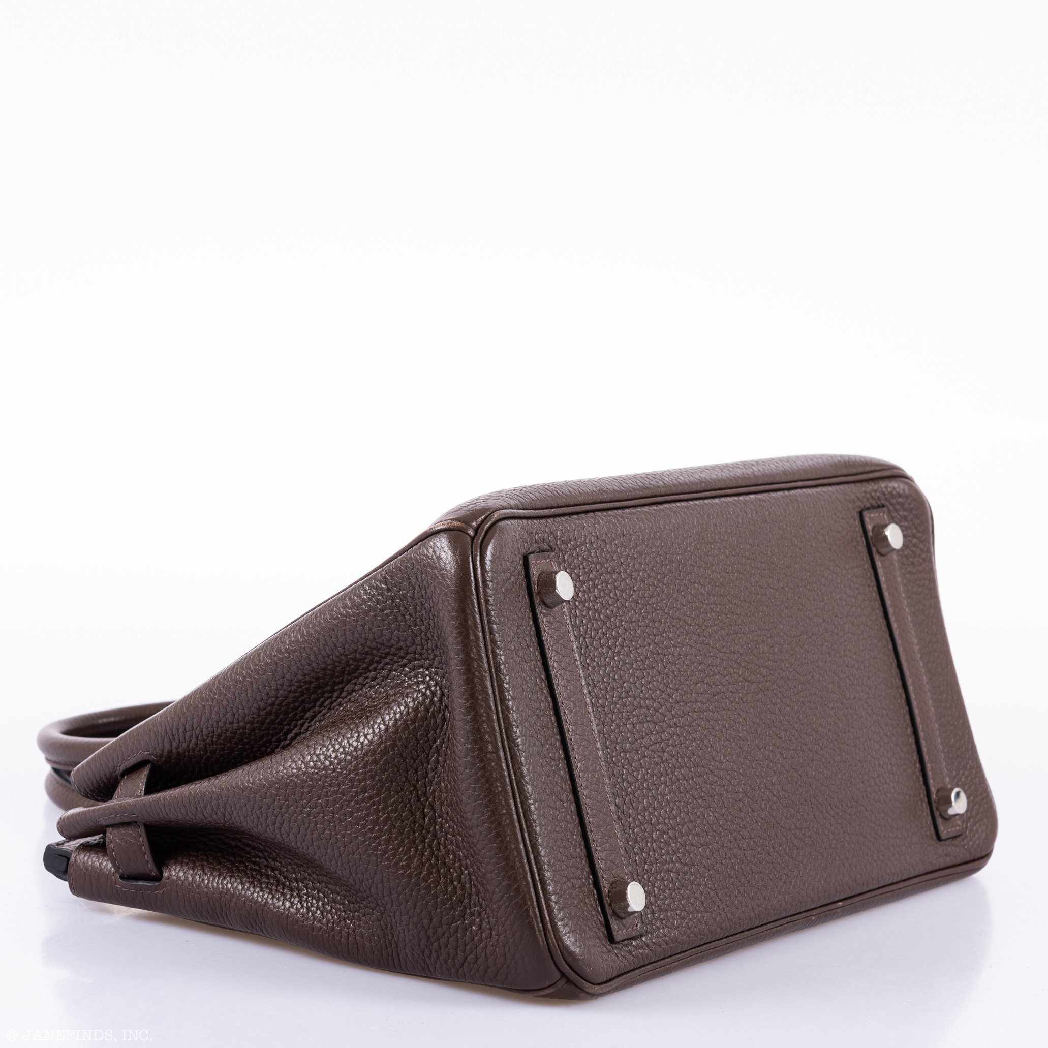 Hermès Birkin 30 Chocolat Clemence Palladium Hardware