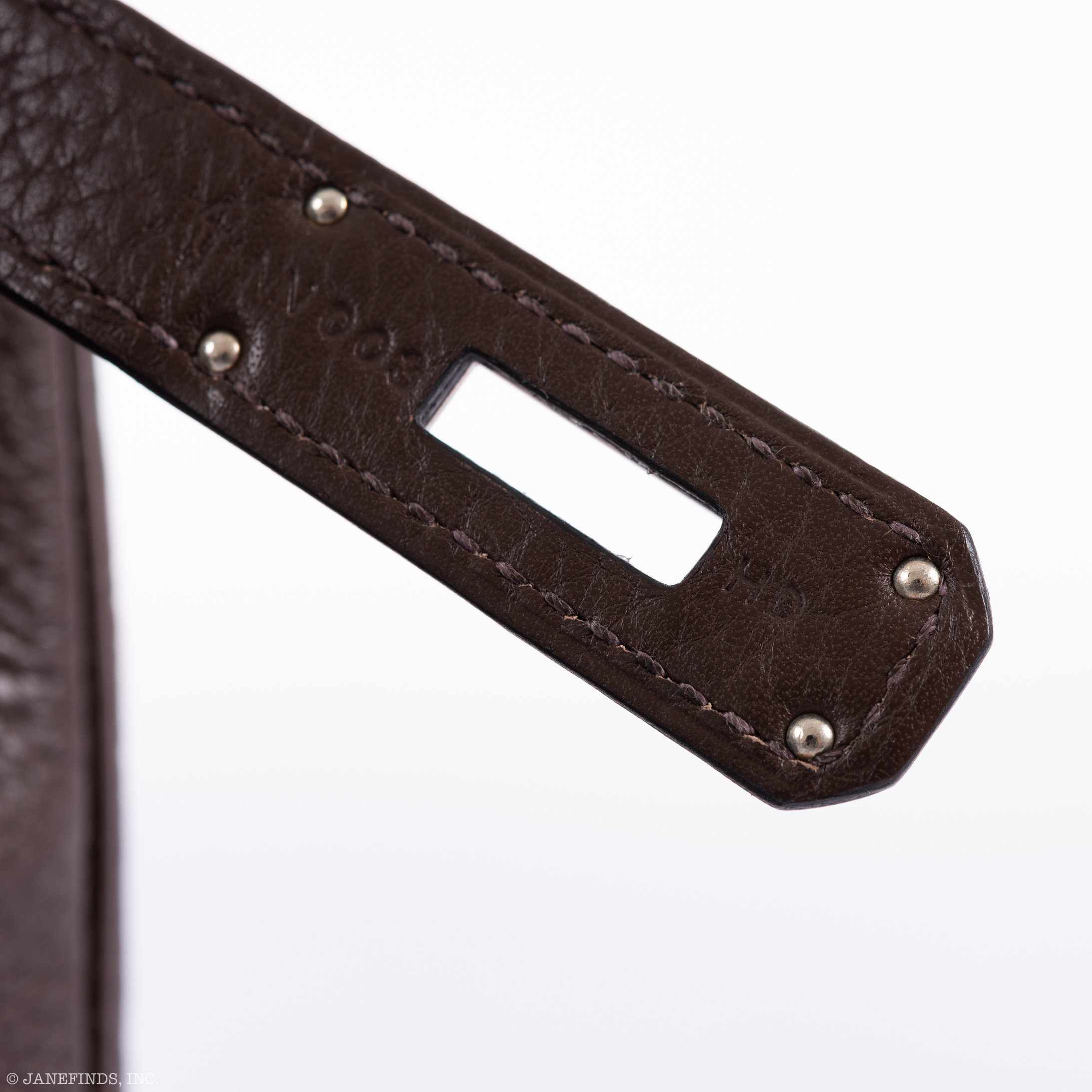 Hermès Birkin 30 Chocolat Clemence Palladium Hardware