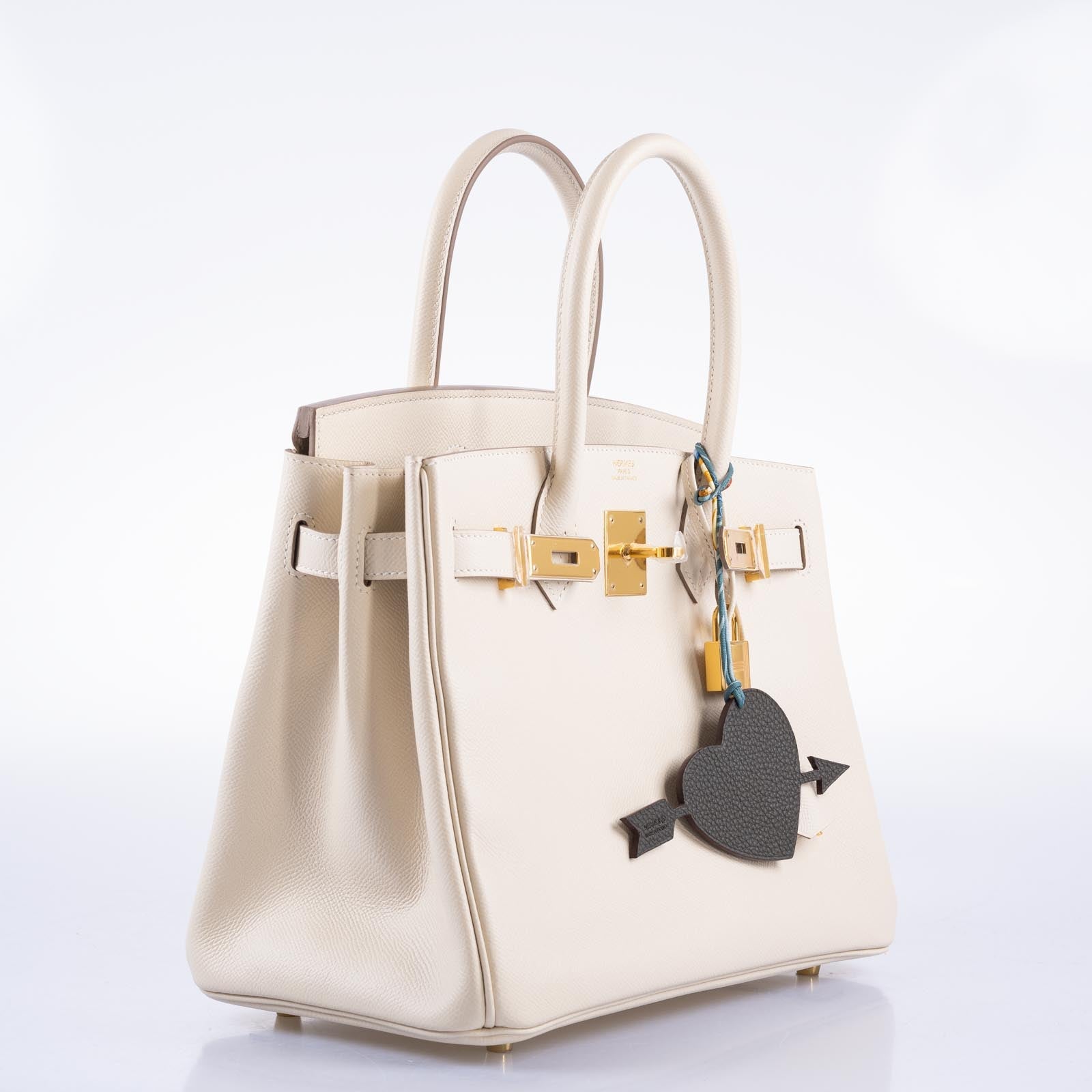 Hermès Birkin 30 Craie Epsom with Gold Hardware