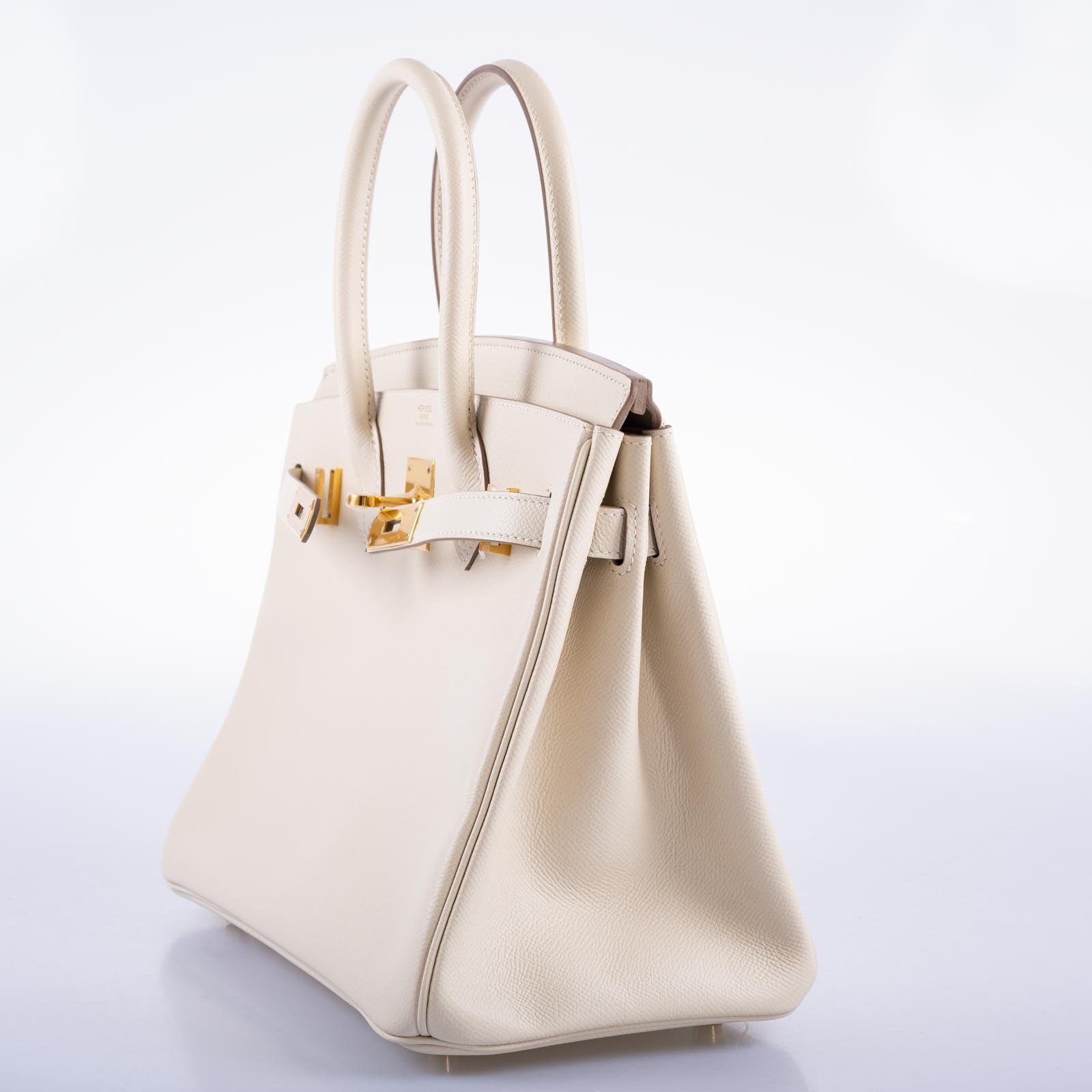 Hermès Birkin 30 Craie Epsom with Gold Hardware