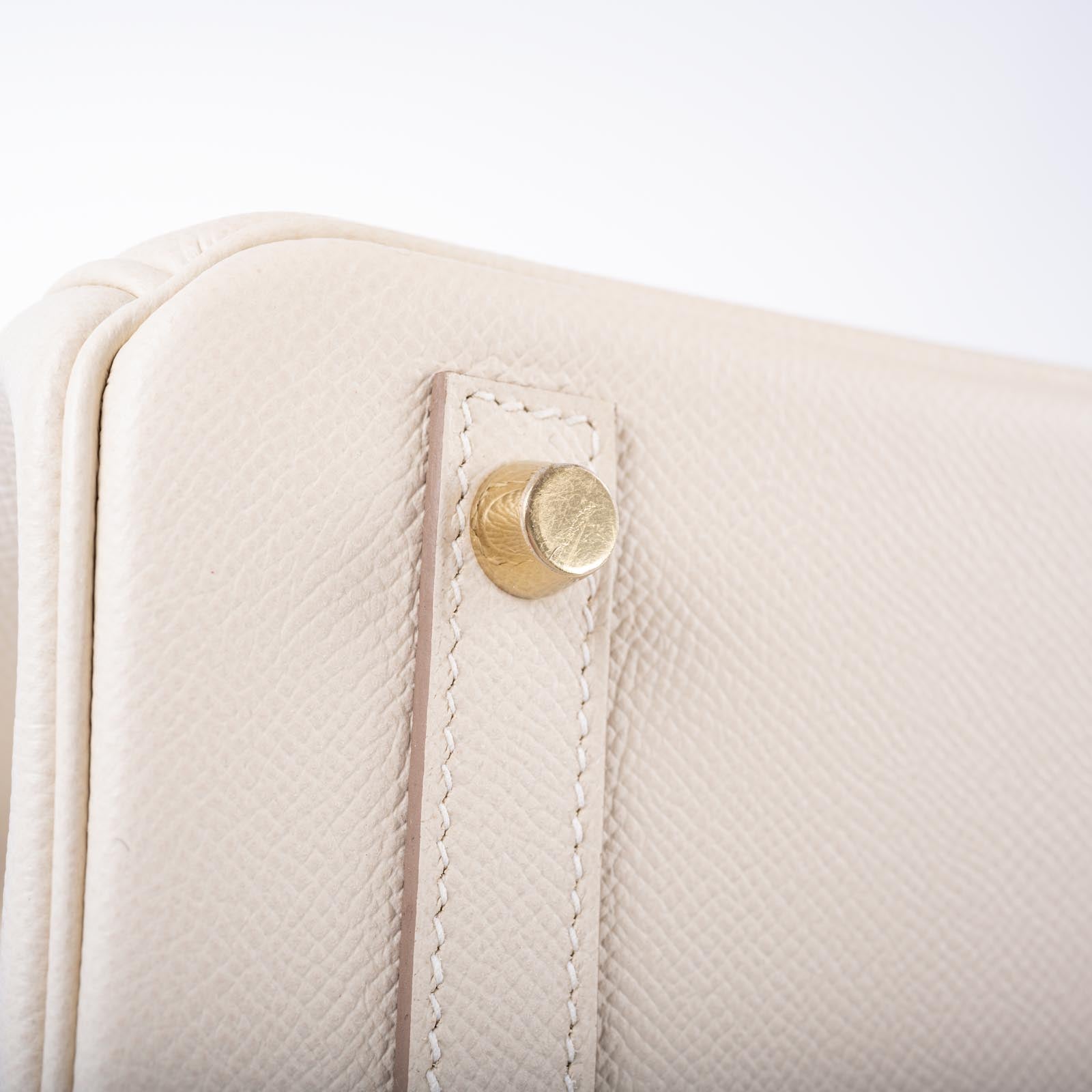 Hermès Birkin 30 Craie Epsom with Gold Hardware