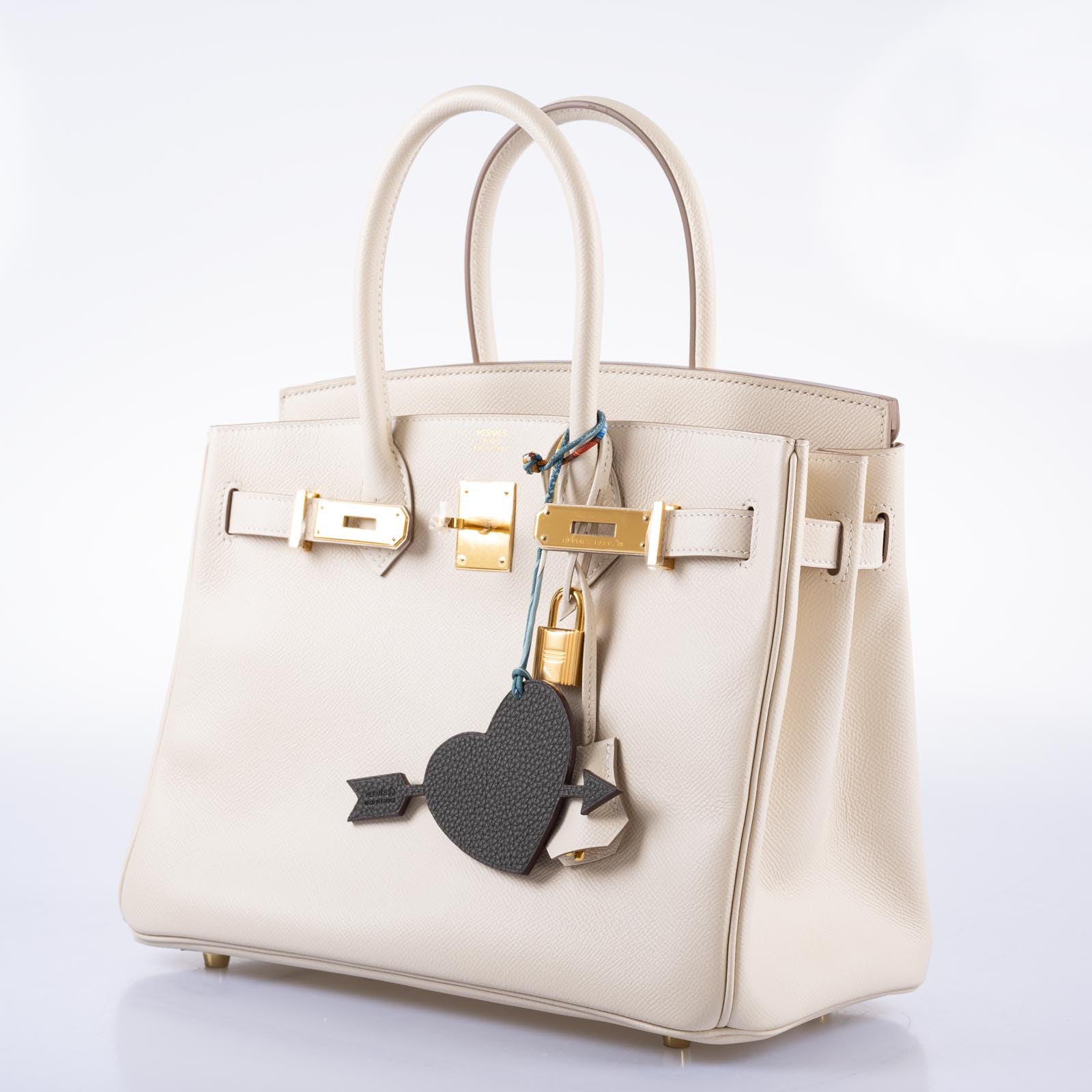 Hermès Birkin 30 Craie Epsom with Gold Hardware
