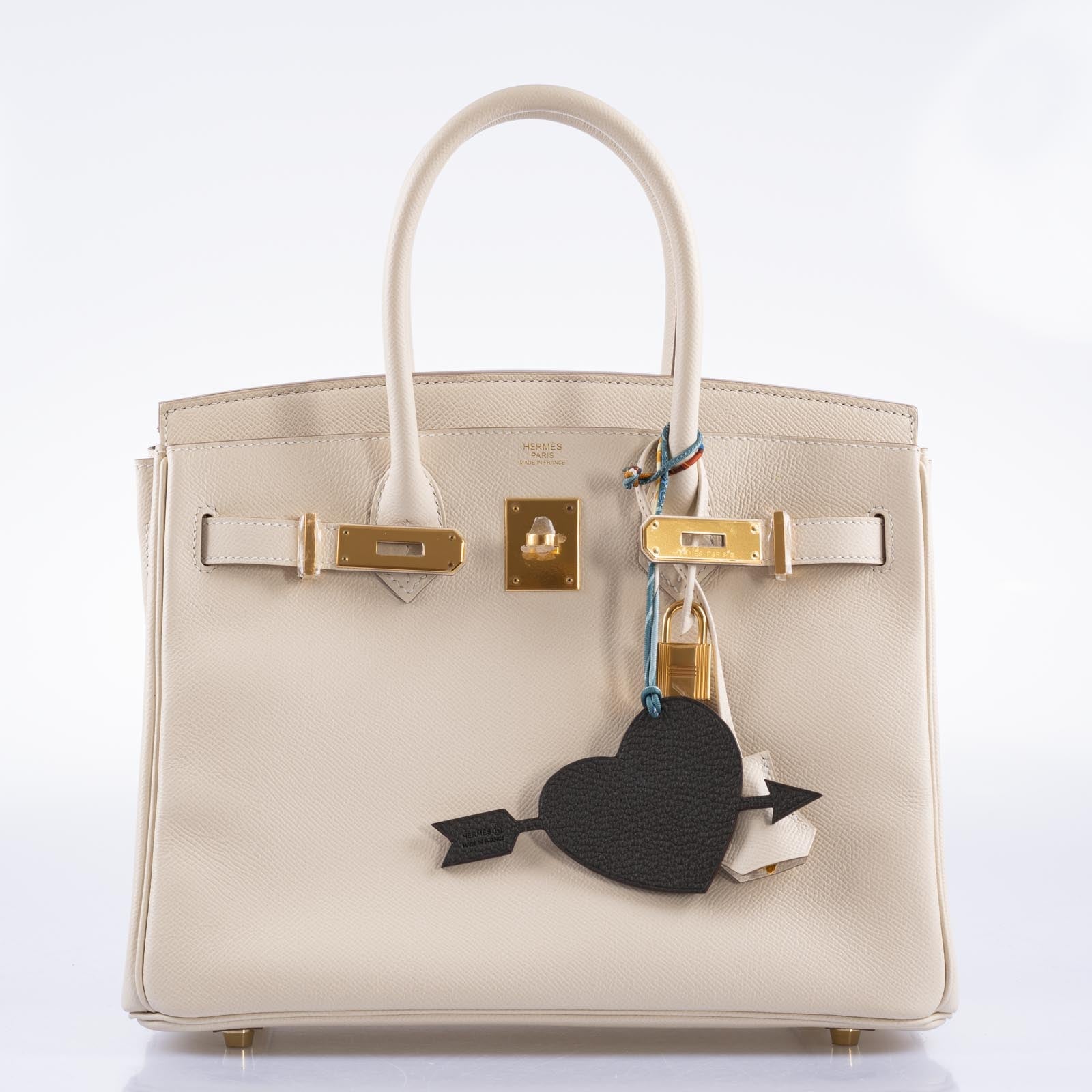 Hermès Birkin 30 Craie Epsom with Gold Hardware