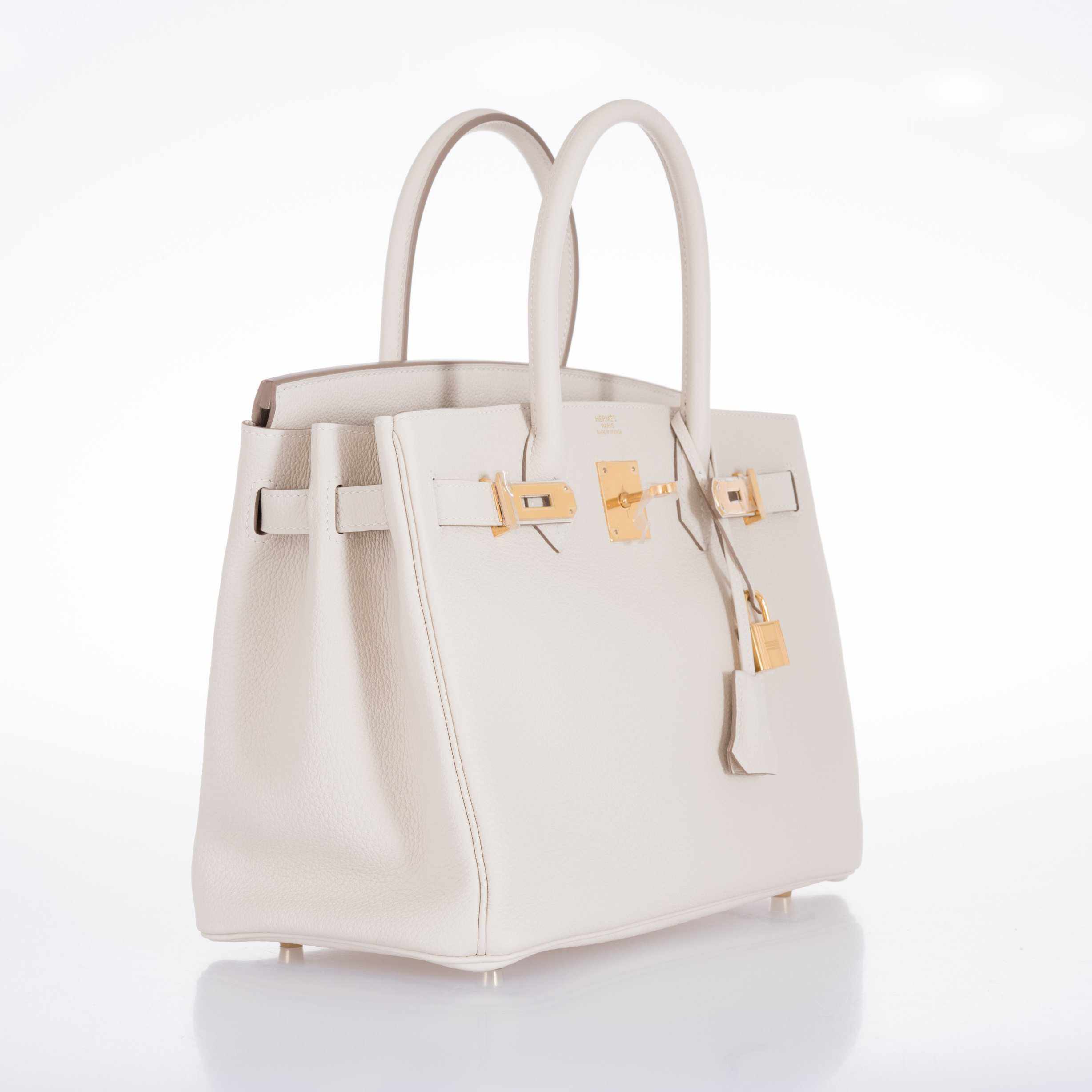 Hermès Birkin 30 Craie Togo Gold Hardware