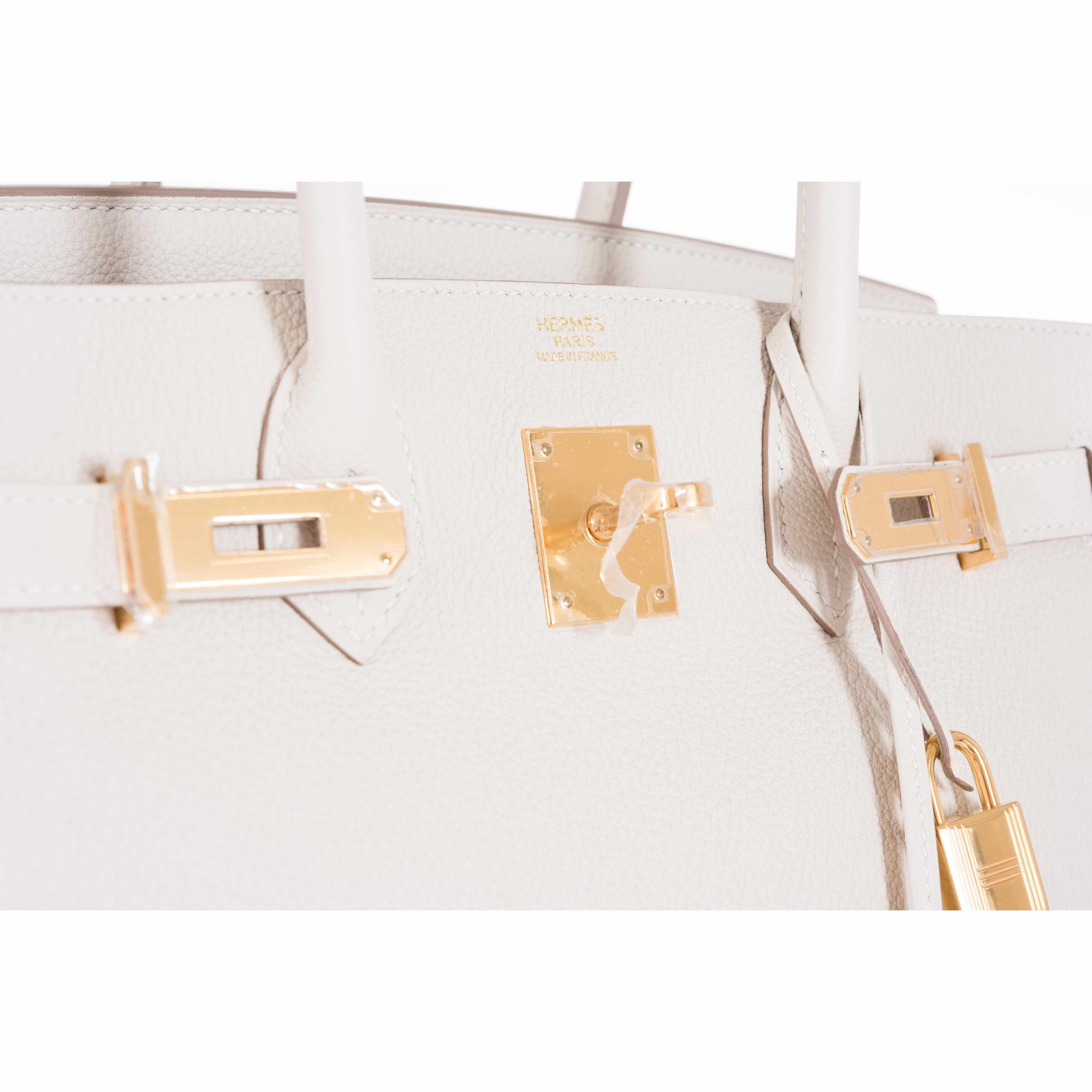 Hermès Birkin 30 Craie Togo Gold Hardware