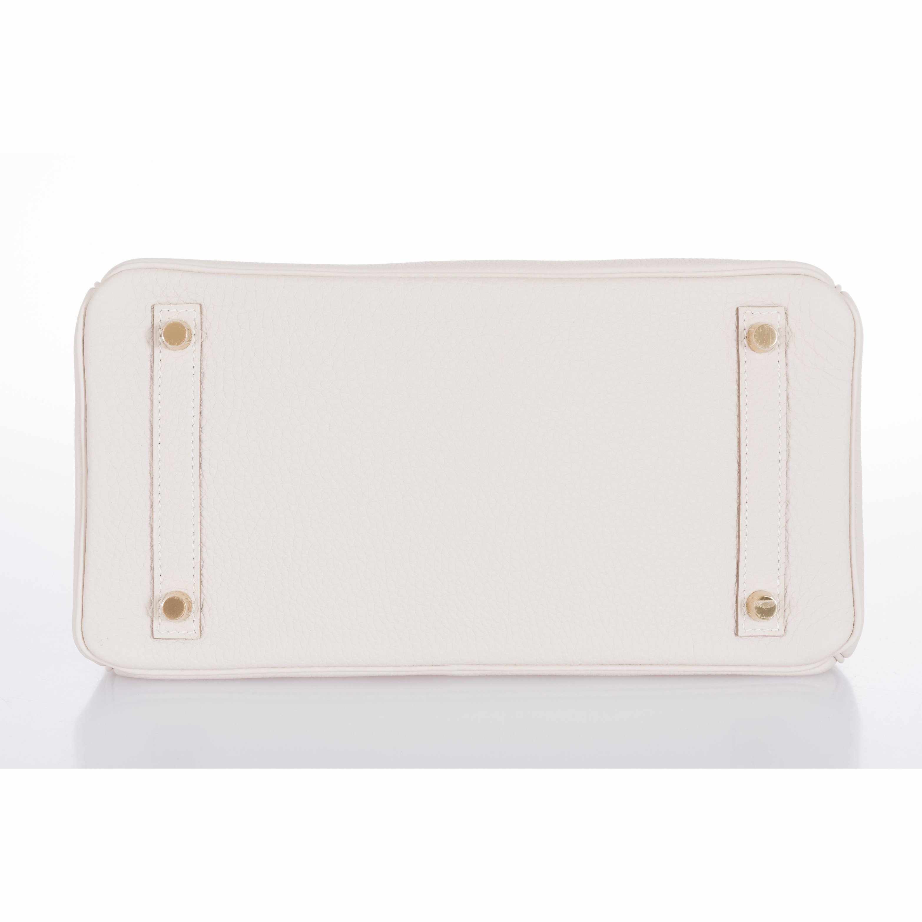 Hermès Birkin 30 Craie Togo Gold Hardware