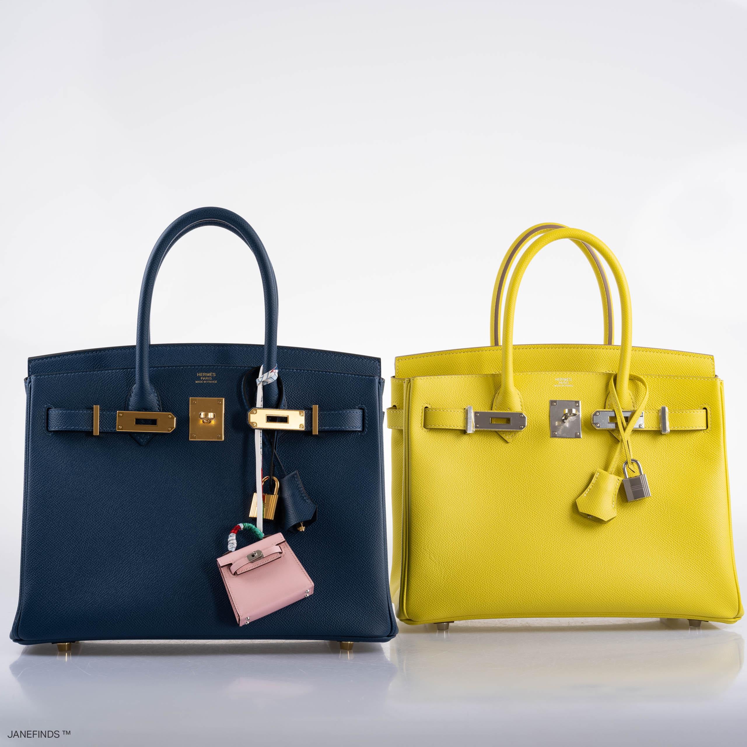Hermès Birkin 30 Deep Blue Epsom with Gold Hardware - 2019, D