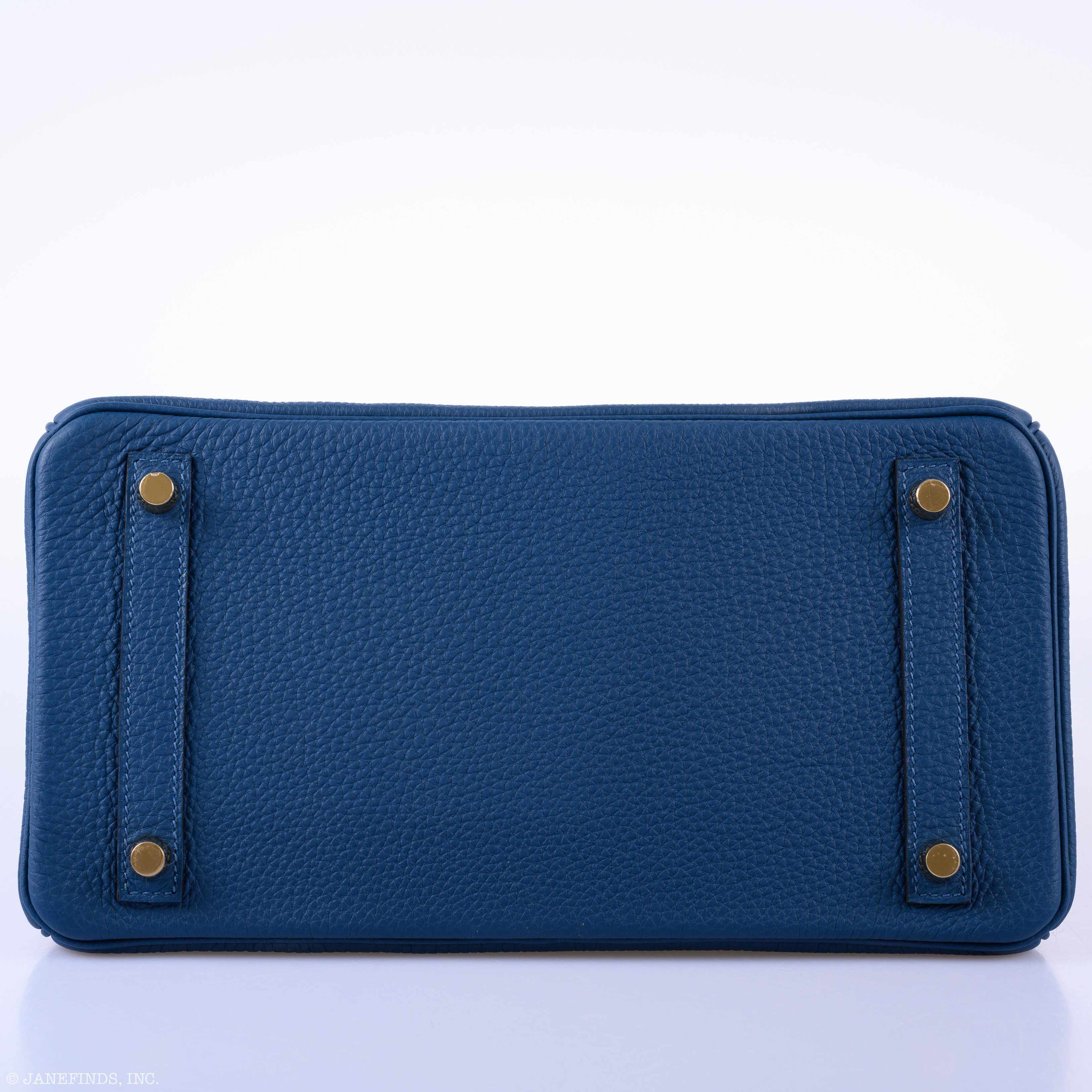 Hermès Birkin 30 Deep Blue Togo Gold Hardware - 2019