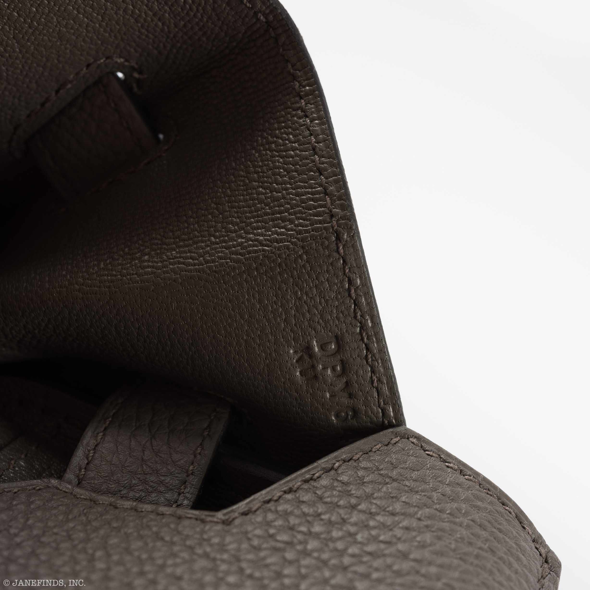 Hermès Birkin 30 Etain Tin Grey Togo Rose Gold Hardware