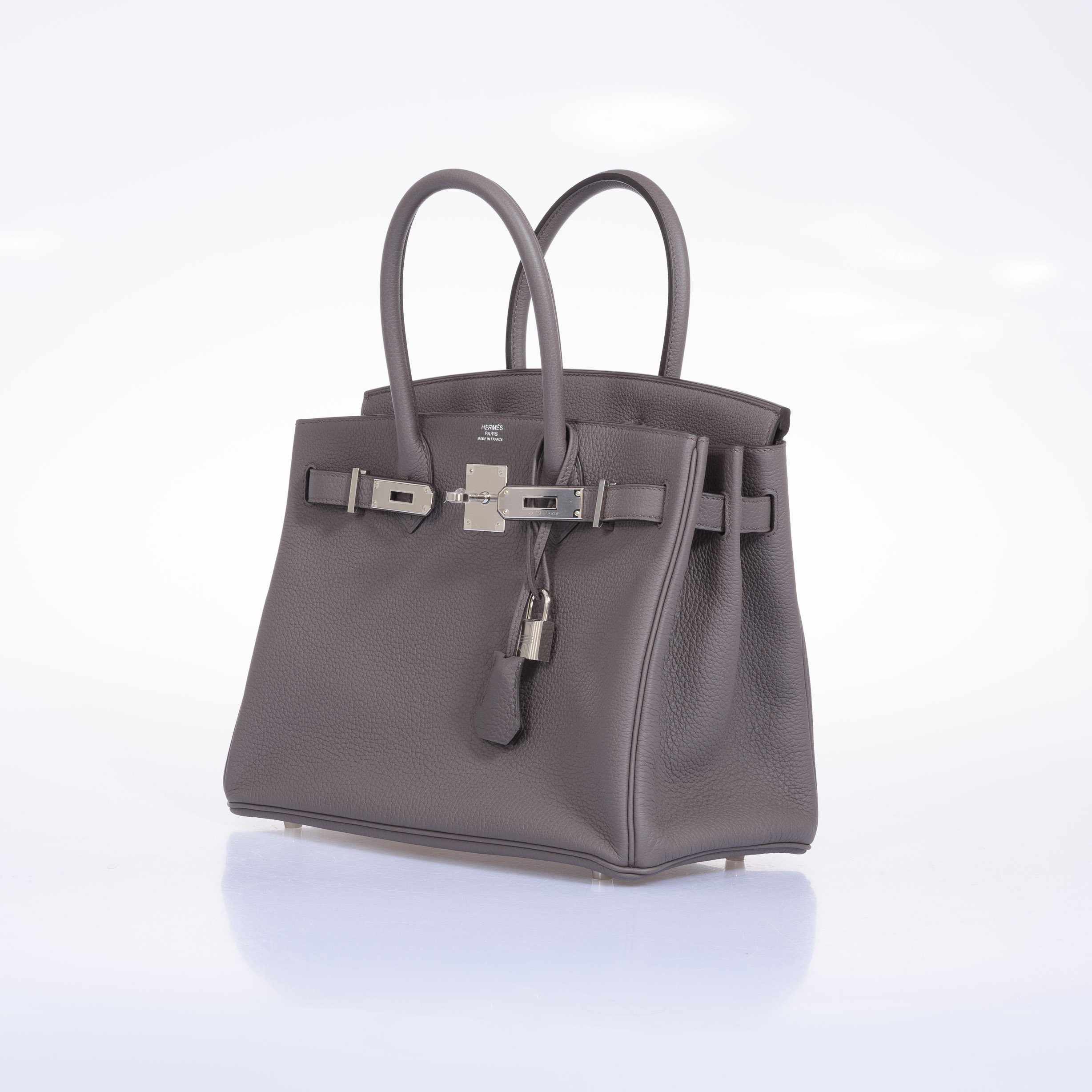 Hermès Birkin 30 Etaine Togo Palladium Hardware